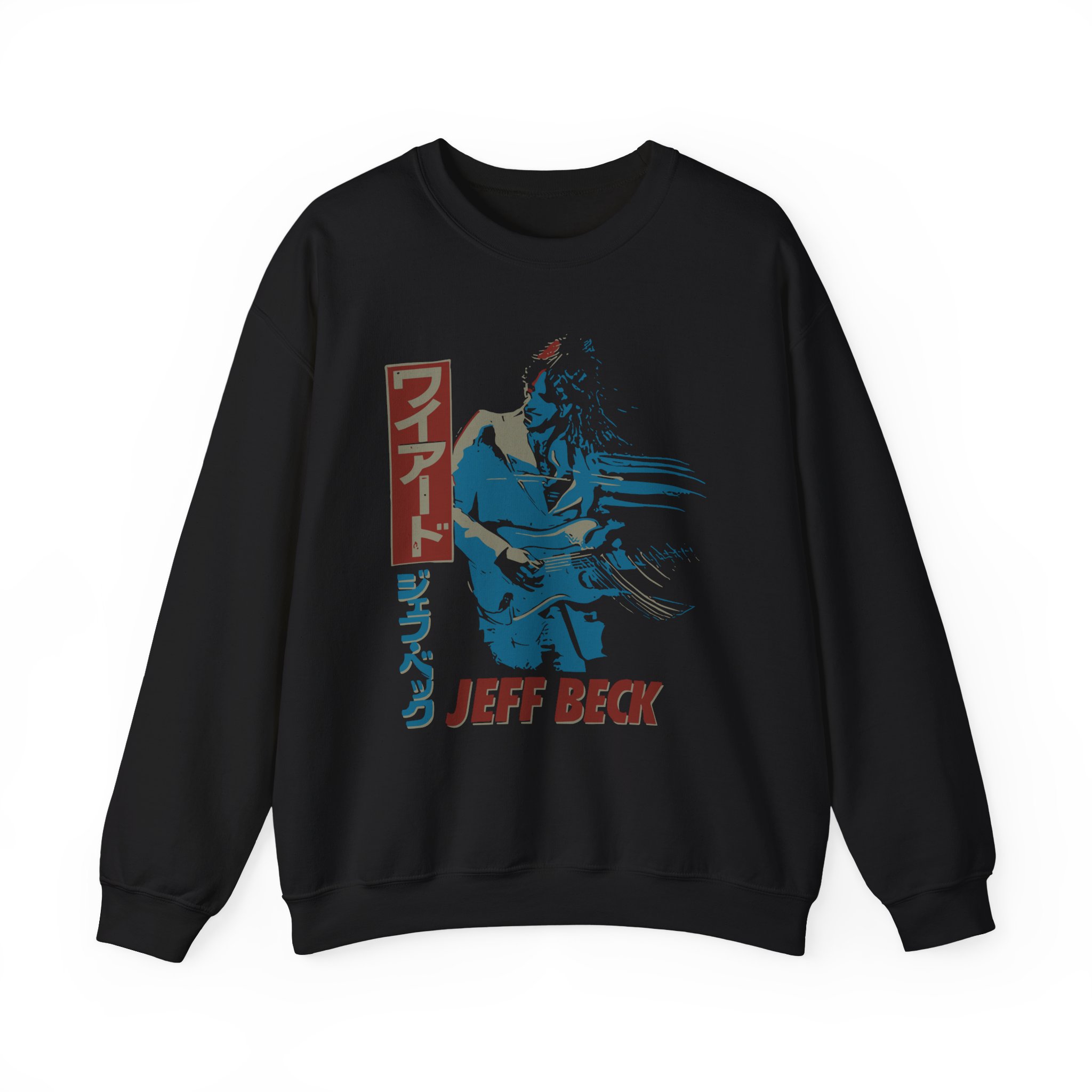 Jeff Beck Wind Unisex Heavy Blendâ„¢ Crewneck Sweatshirt