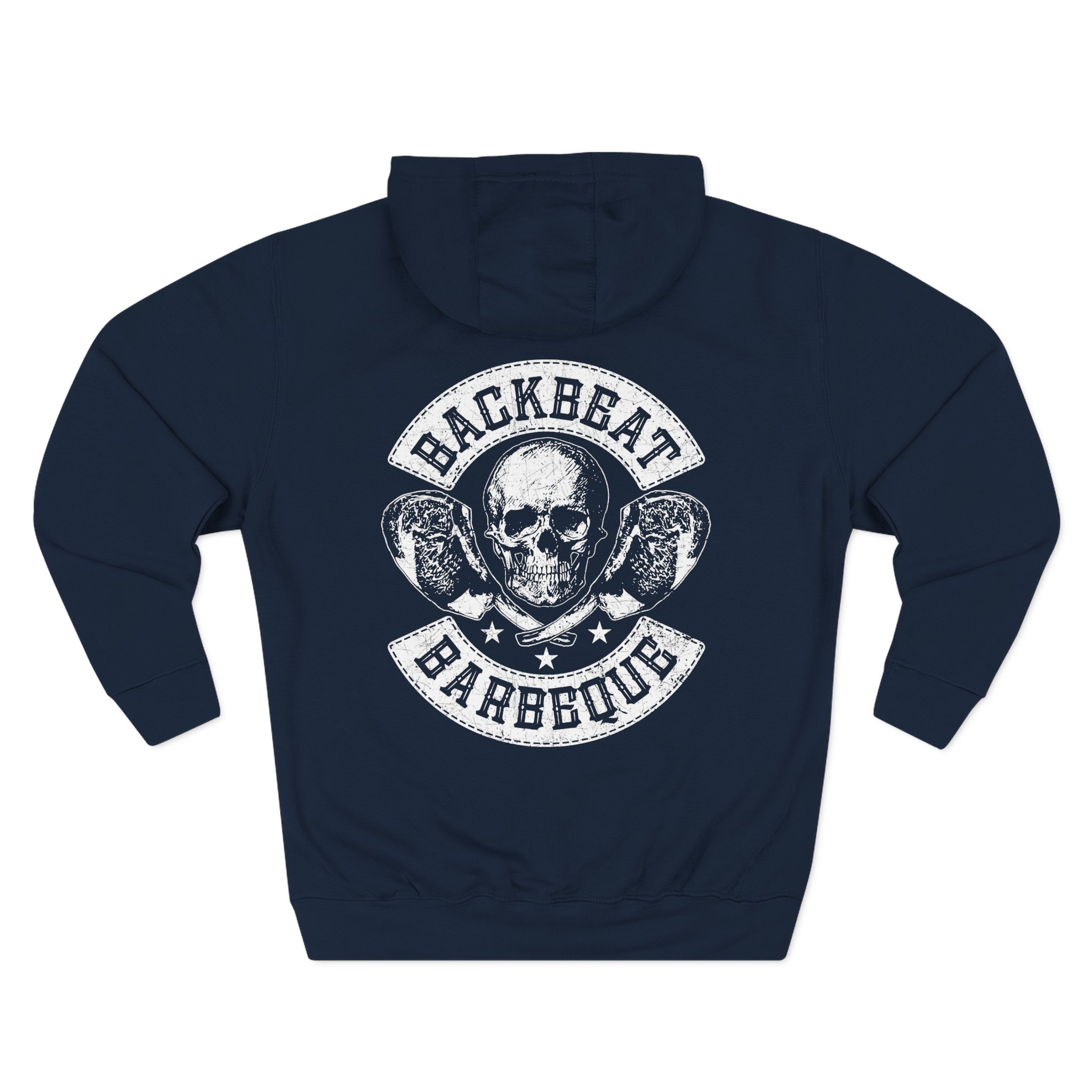 Foo Fighters Backbeat Bbq Logo Three-Panel Fleece Hoodie