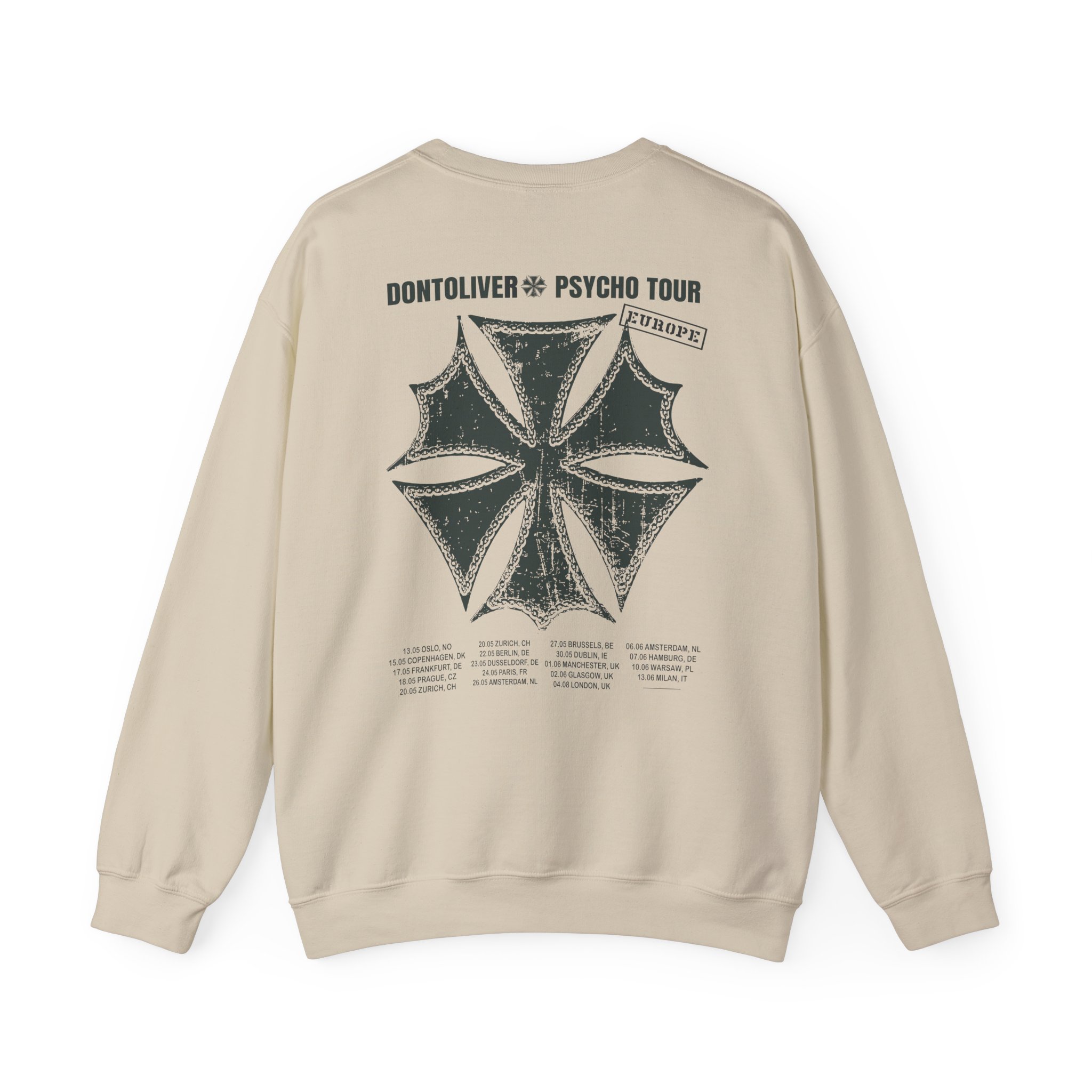 Don Toliver Psycho Tour Emblem Unisex Heavy Blendâ„¢ Crewneck Sweatshirt