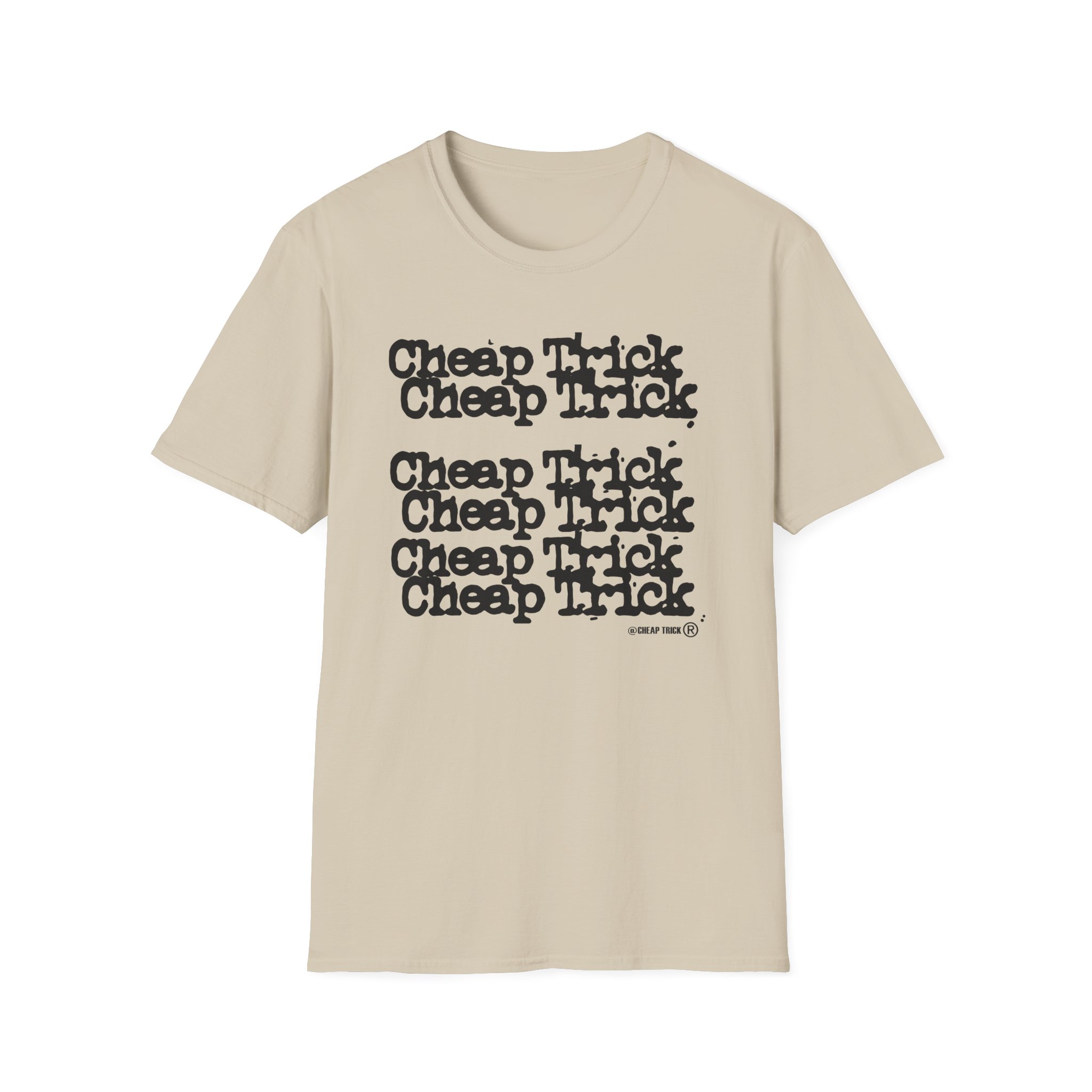 Cheap Trick Stacked Logo Unisex Softstyle T-Shirt