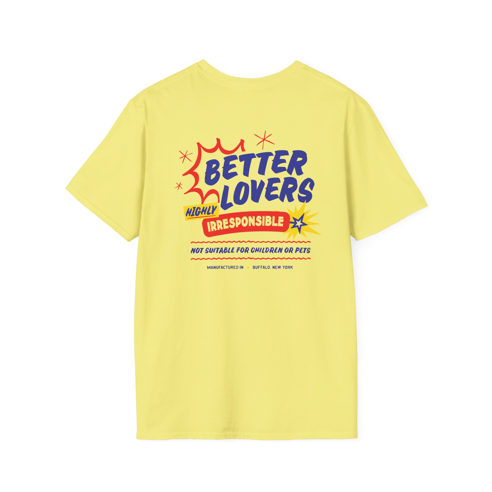 Better Lovers Not Suitable for Children Unisex Softstyle T-Shirt