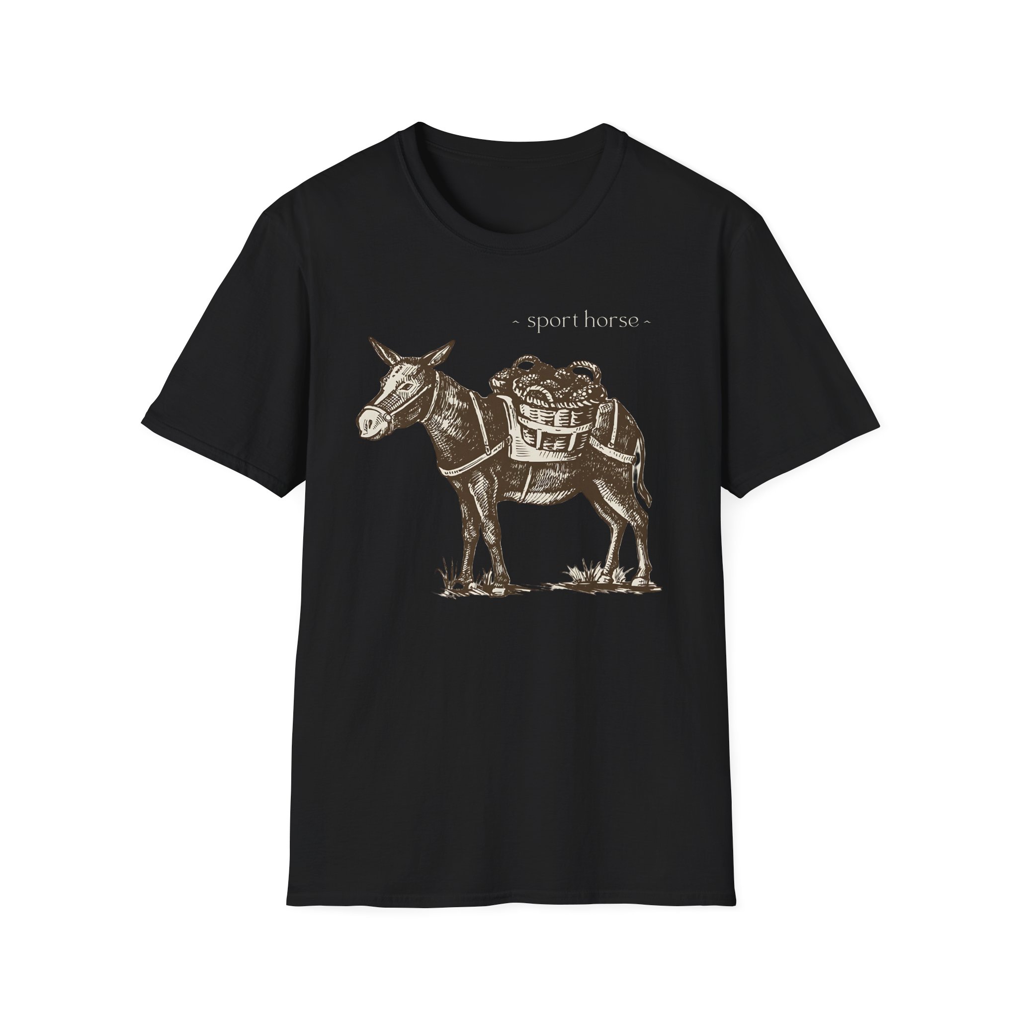 Mumbo Jumbo Sport Horse Unisex Softstyle T-Shirt