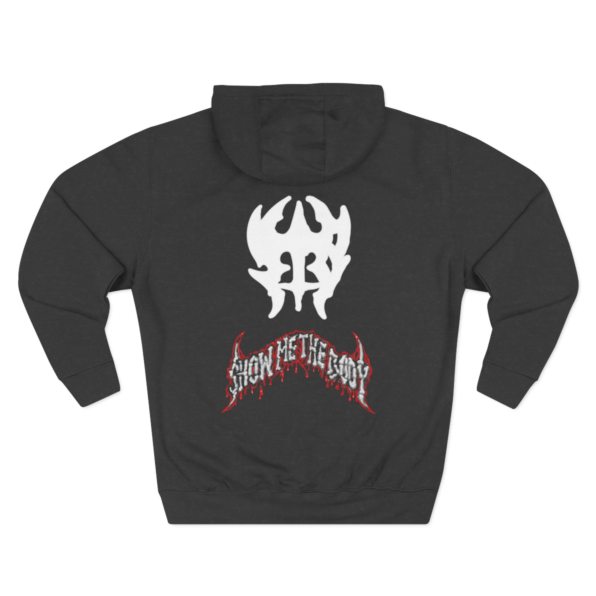 Show Me the Body Radiation Three-Panel Fleece Hoodie