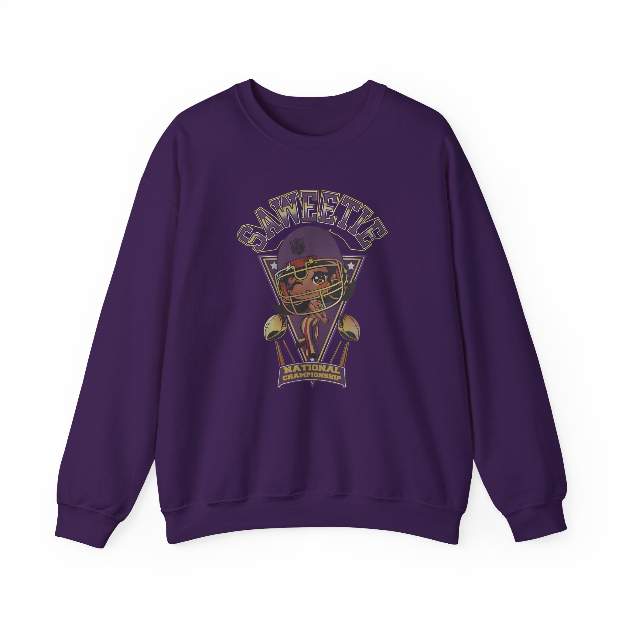 Saweetie National Championship Unisex Heavy Blend Crewneck Sweatshirt