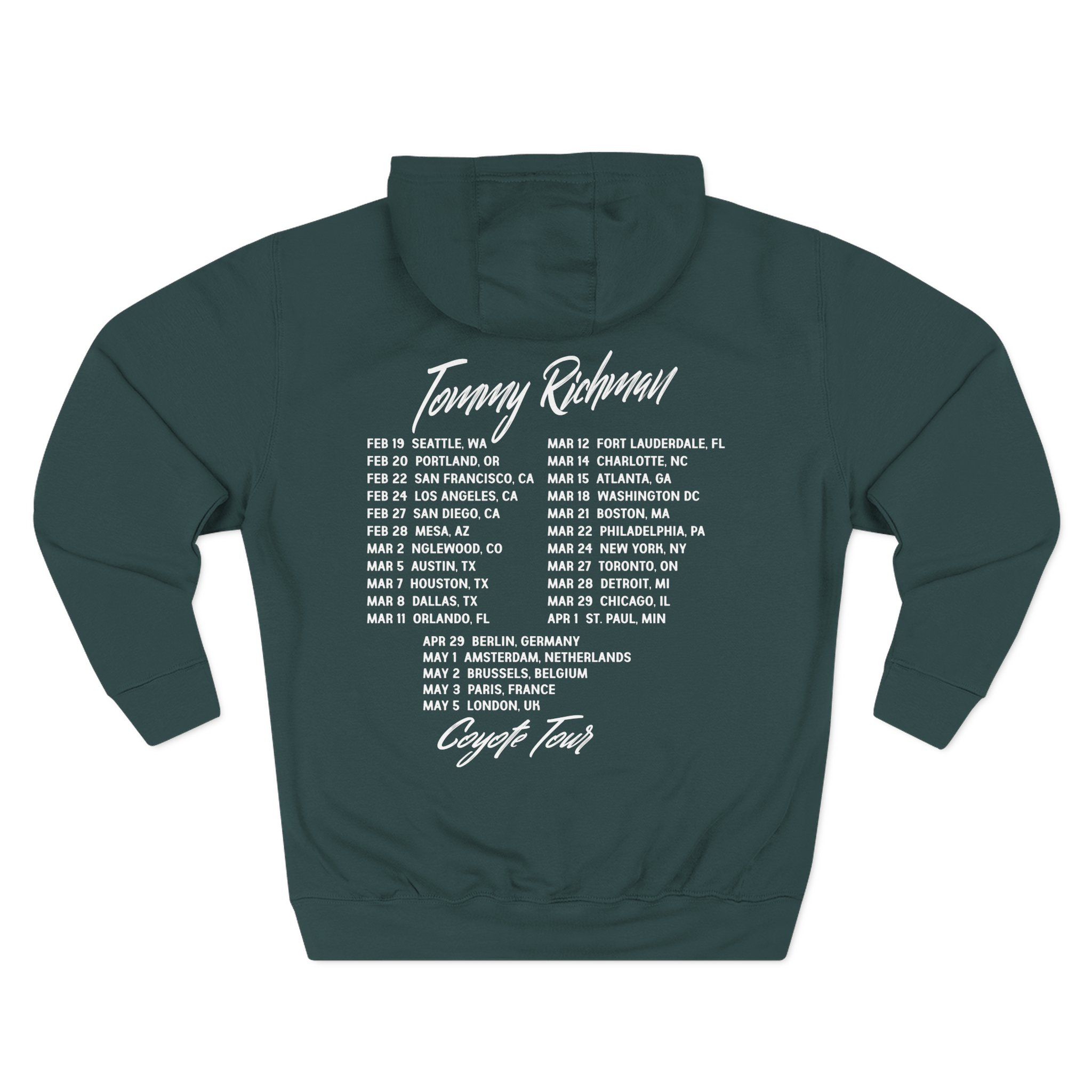 Tommy Richman Coyote Tour Three-Panel Fleece Hoodie