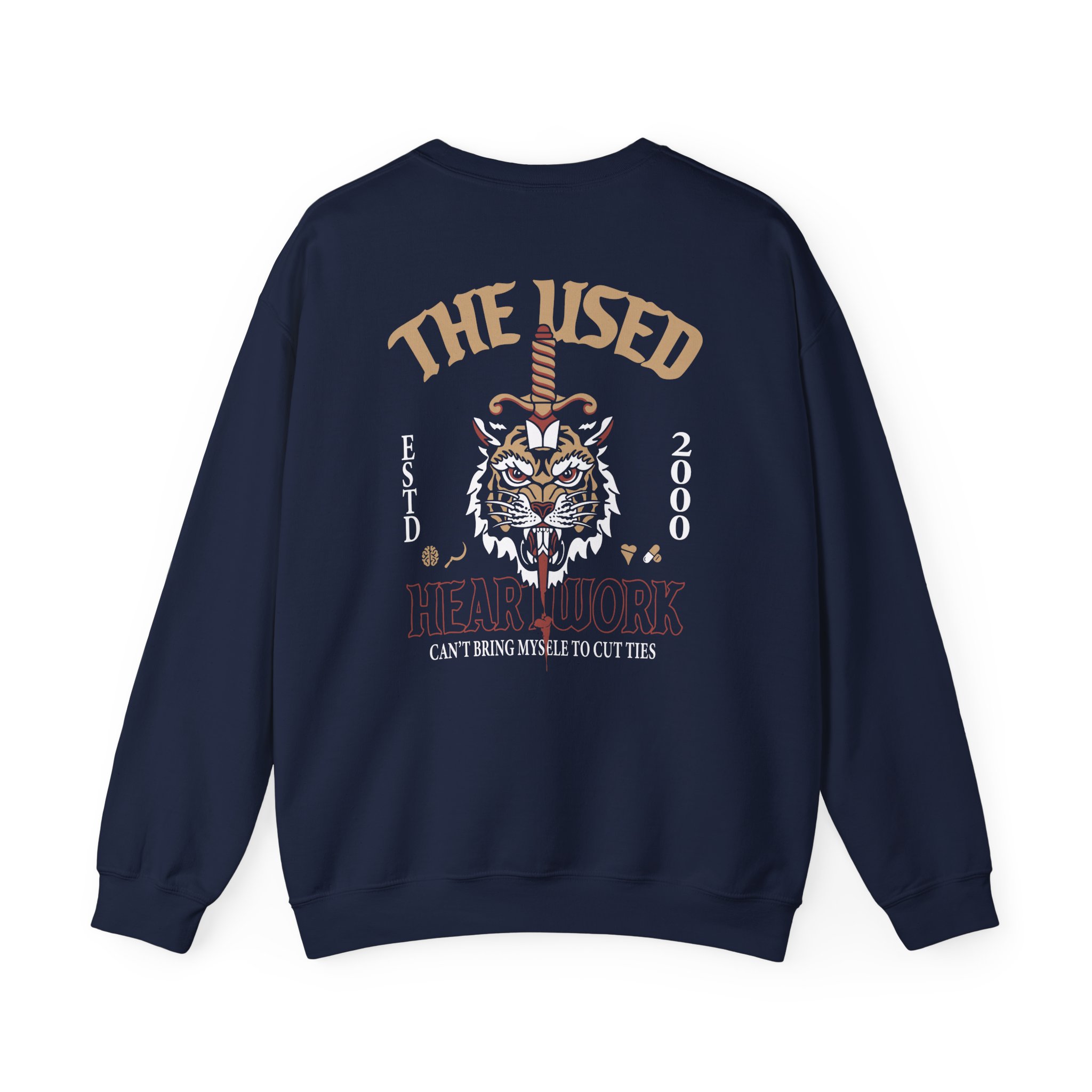 The Used Self Titled 25 Year Unisex Heavy Blendâ„¢ Crewneck Sweatshirt