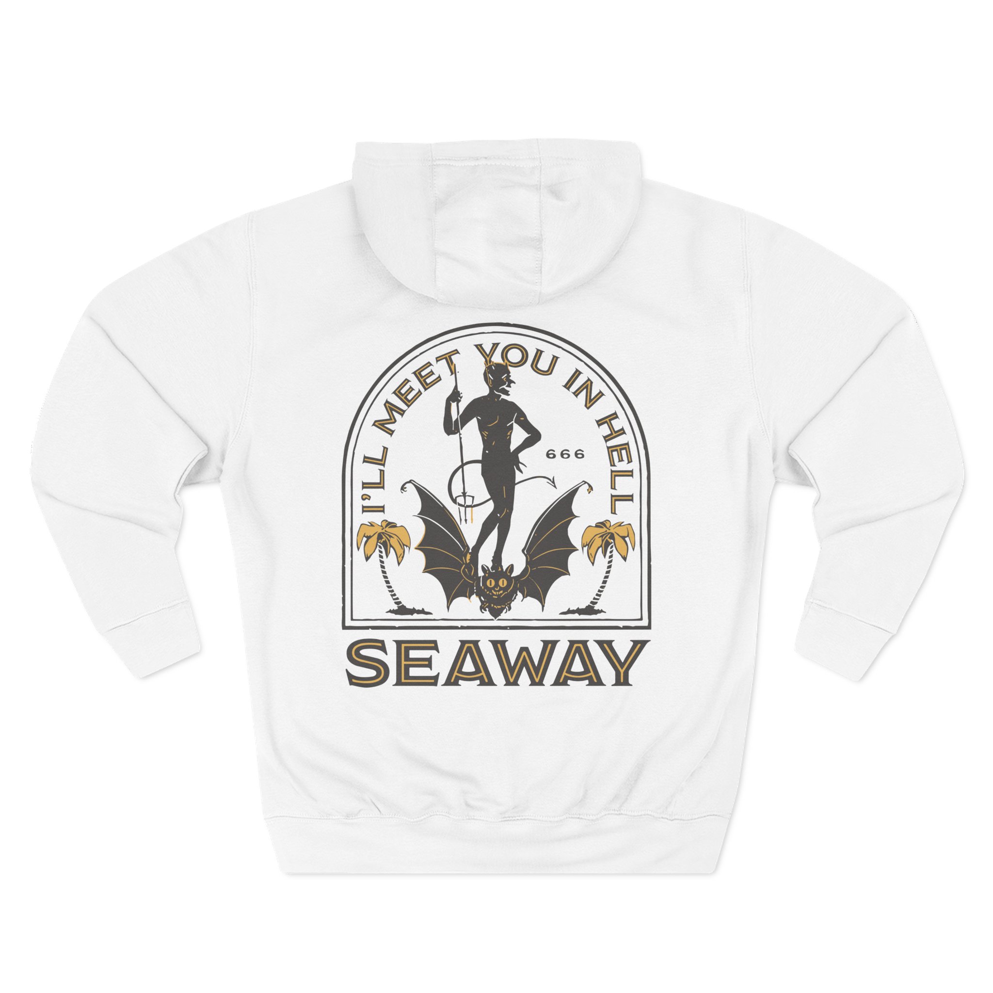 Seaway Hell Three-Panel Fleece Hoodie