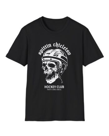Spittin Chiclets Hockey Club Skul Unisex Softstyle T-Shirt