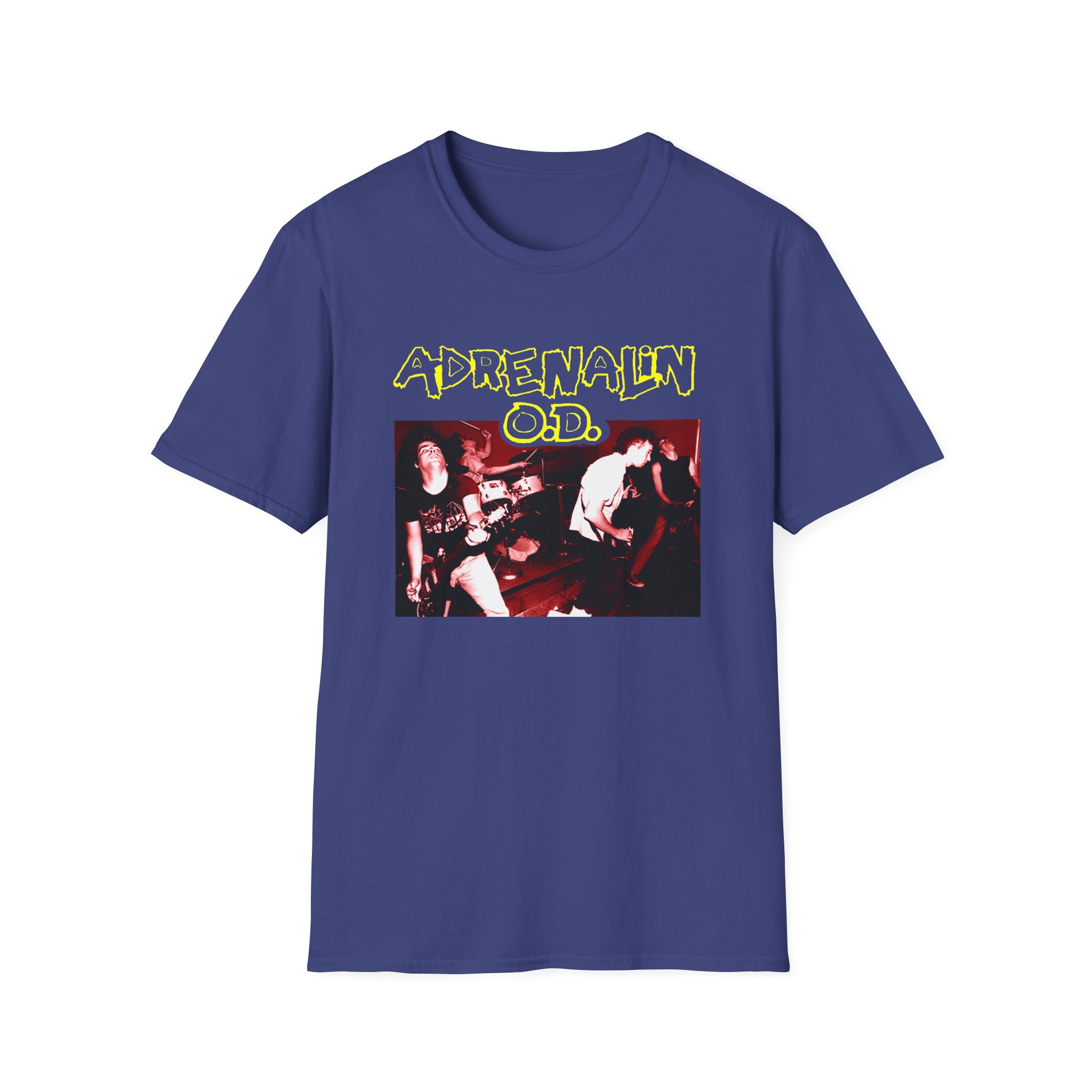Adrenalin Od Live Shot Unisex Softstyle T-Shirt