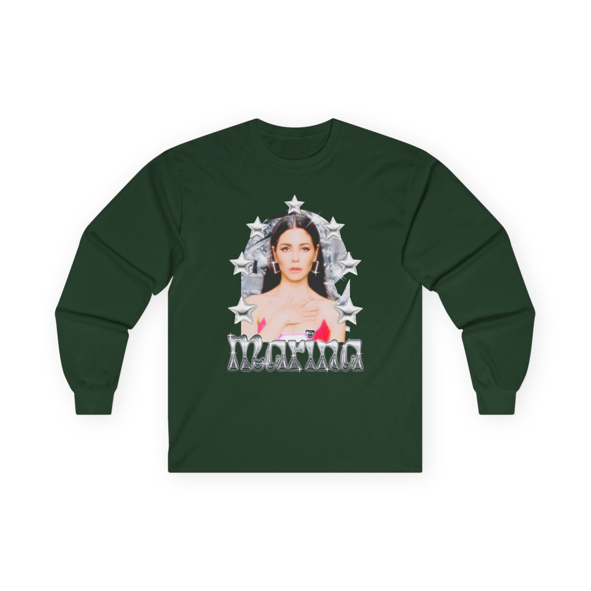 Marina Chrome Stars Unisex Ultra Cotton Long Sleeve Tee