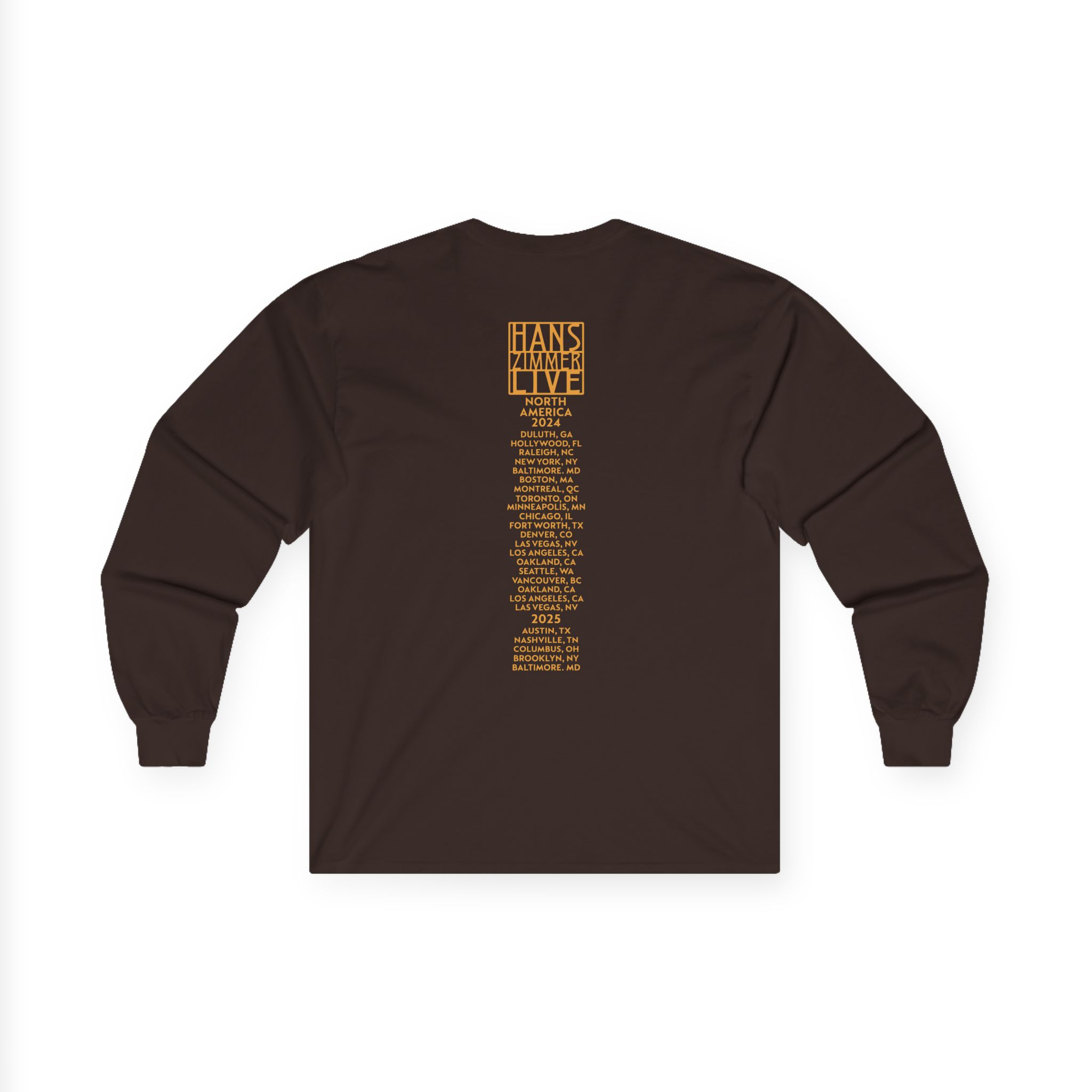 Hans Zimmer Admat Tour Unisex Ultra Cotton Long Sleeve Tee