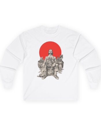 Disco Elysium Tequila Sunset Natural Unisex Ultra Cotton Long Sleeve Tee