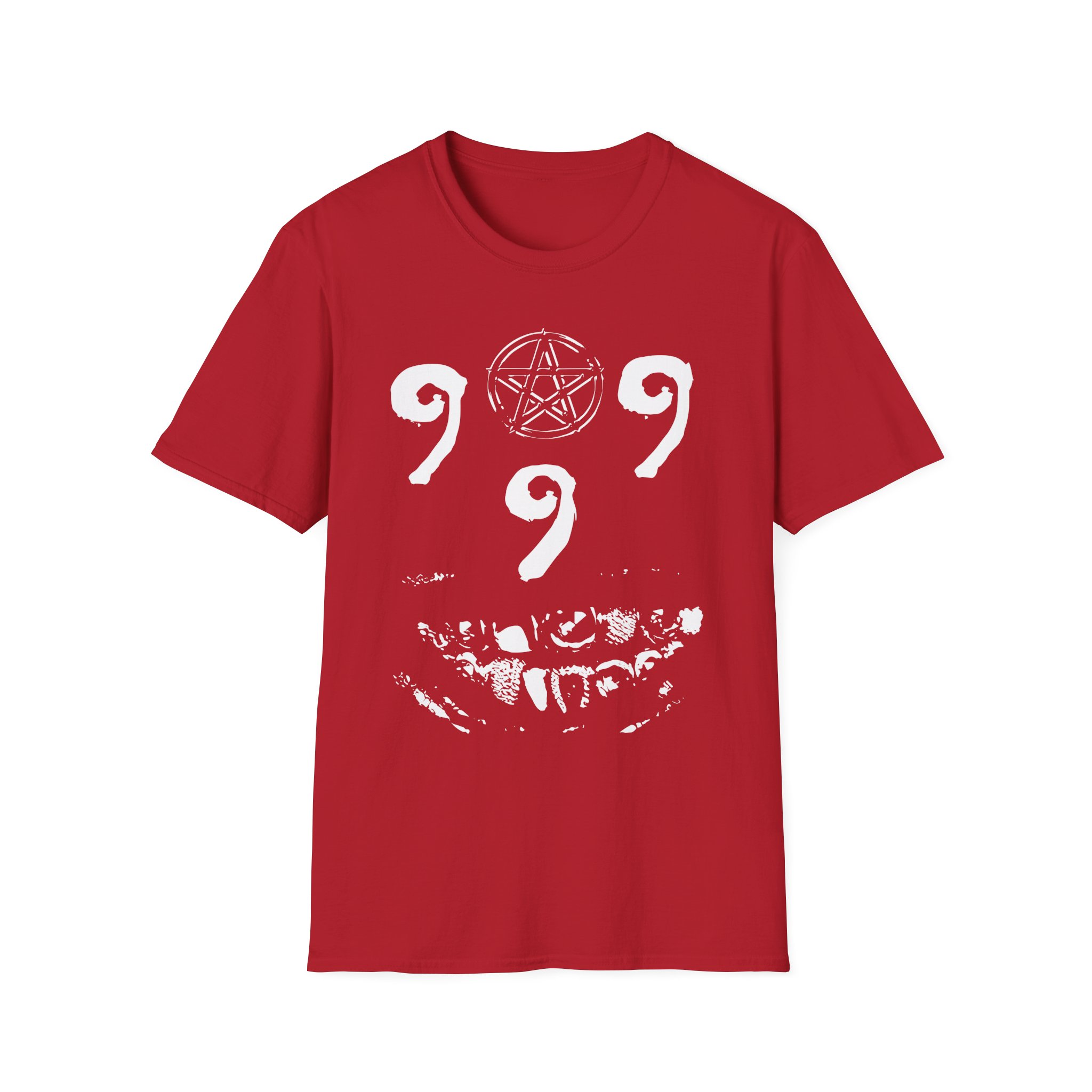Ho99o9 When a Dog Shows His Teeth Unisex Softstyle T-Shirt