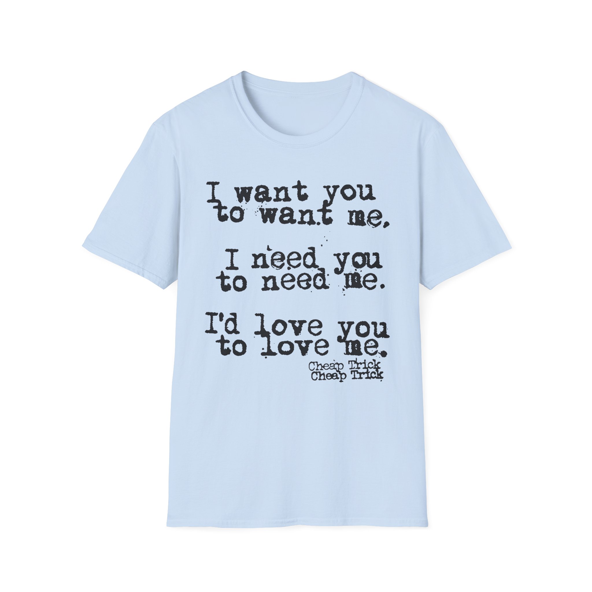 Cheap Trick I Want You to Want Me Unisex Softstyle T-Shirt