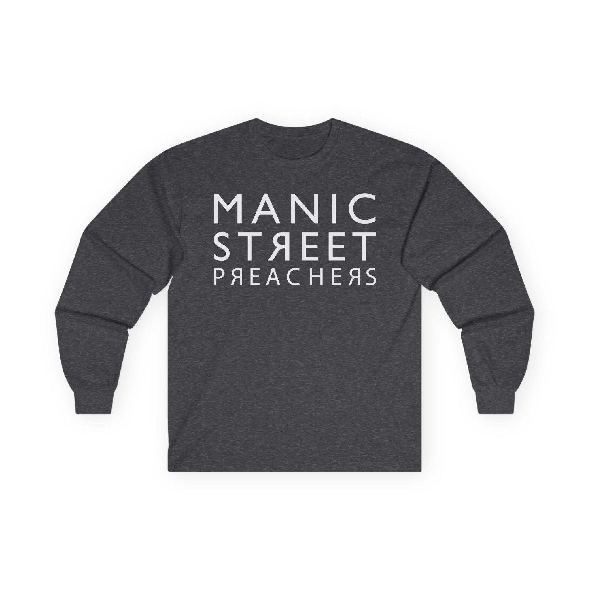 Manic Street Preachers Reversed Logo Unisex Ultra Cotton Long Sleeve Tee