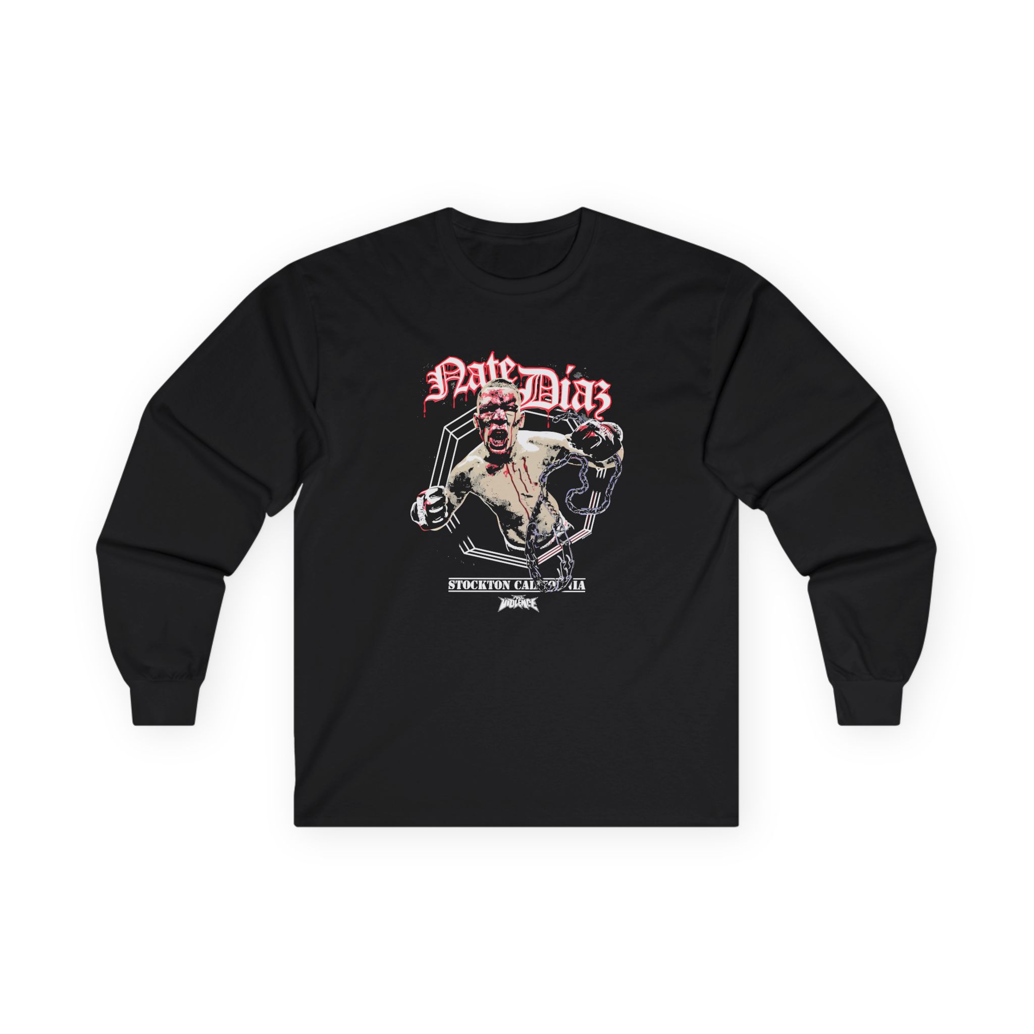 Nate Diaz Stockton Slugger Unisex Ultra Cotton Long Sleeve Tee