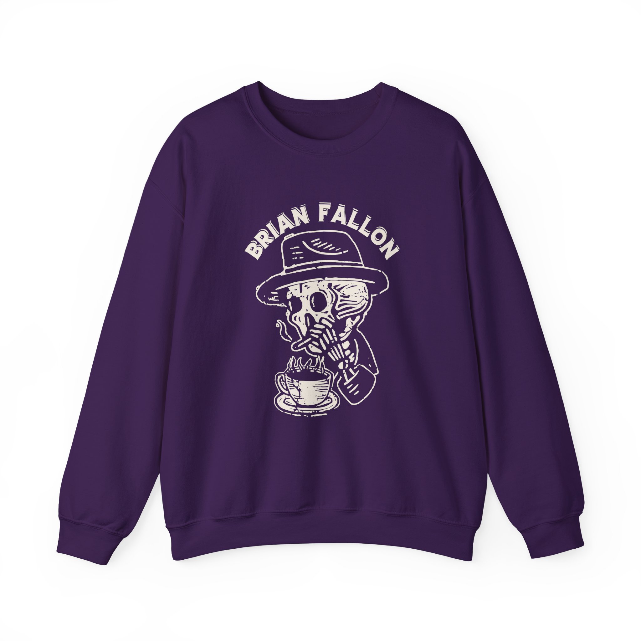 Brian Fallon Smoking Skeleton Unisex Heavy Blendâ„¢ Crewneck Sweatshirt