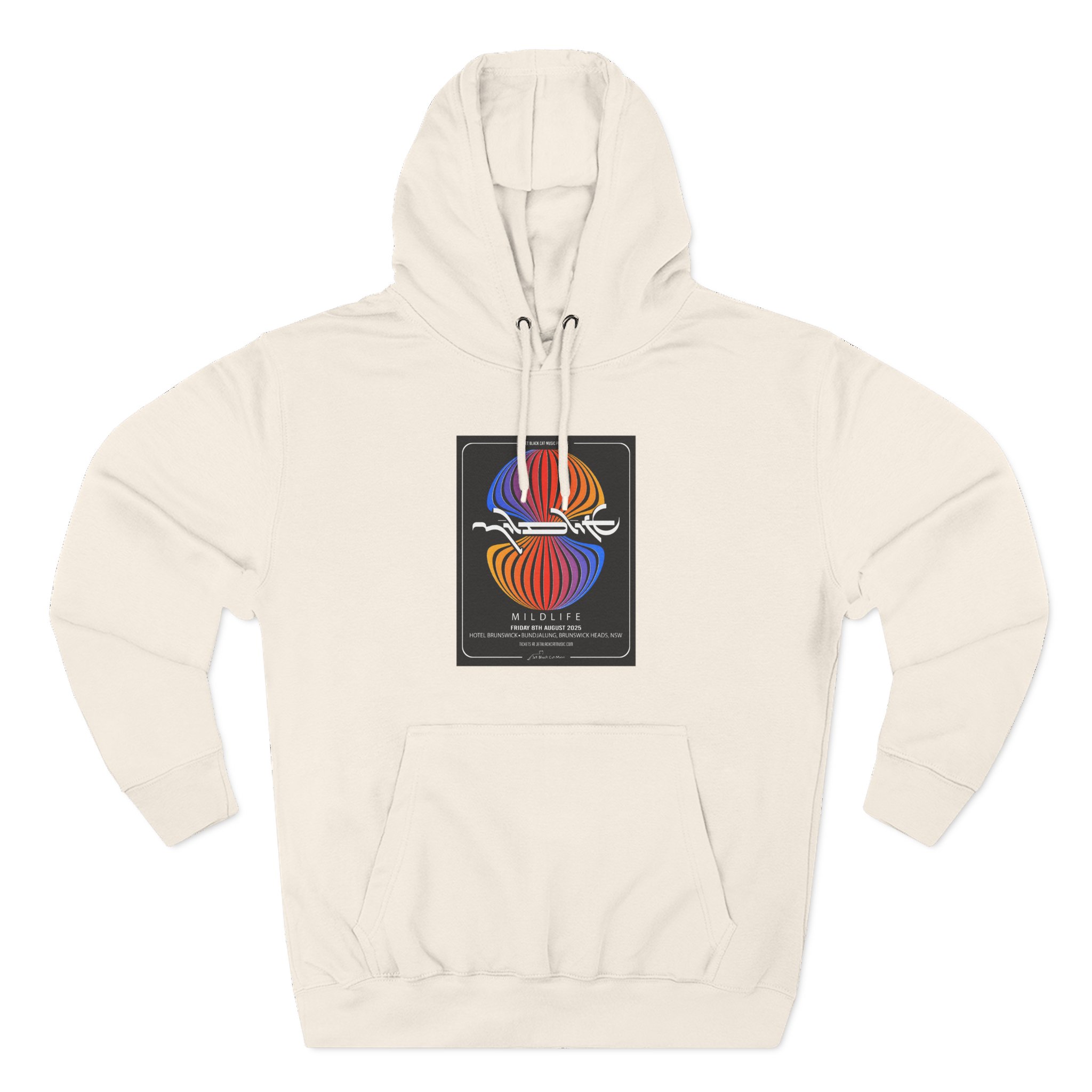 Mildlife Hotel Brunswick, NSW Concert Three-Panel Fleece Hoodie
