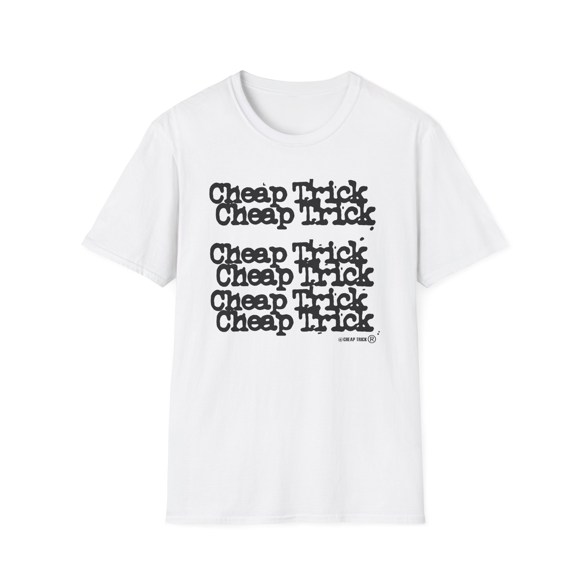 Cheap Trick Stacked Logo Unisex Softstyle T-Shirt