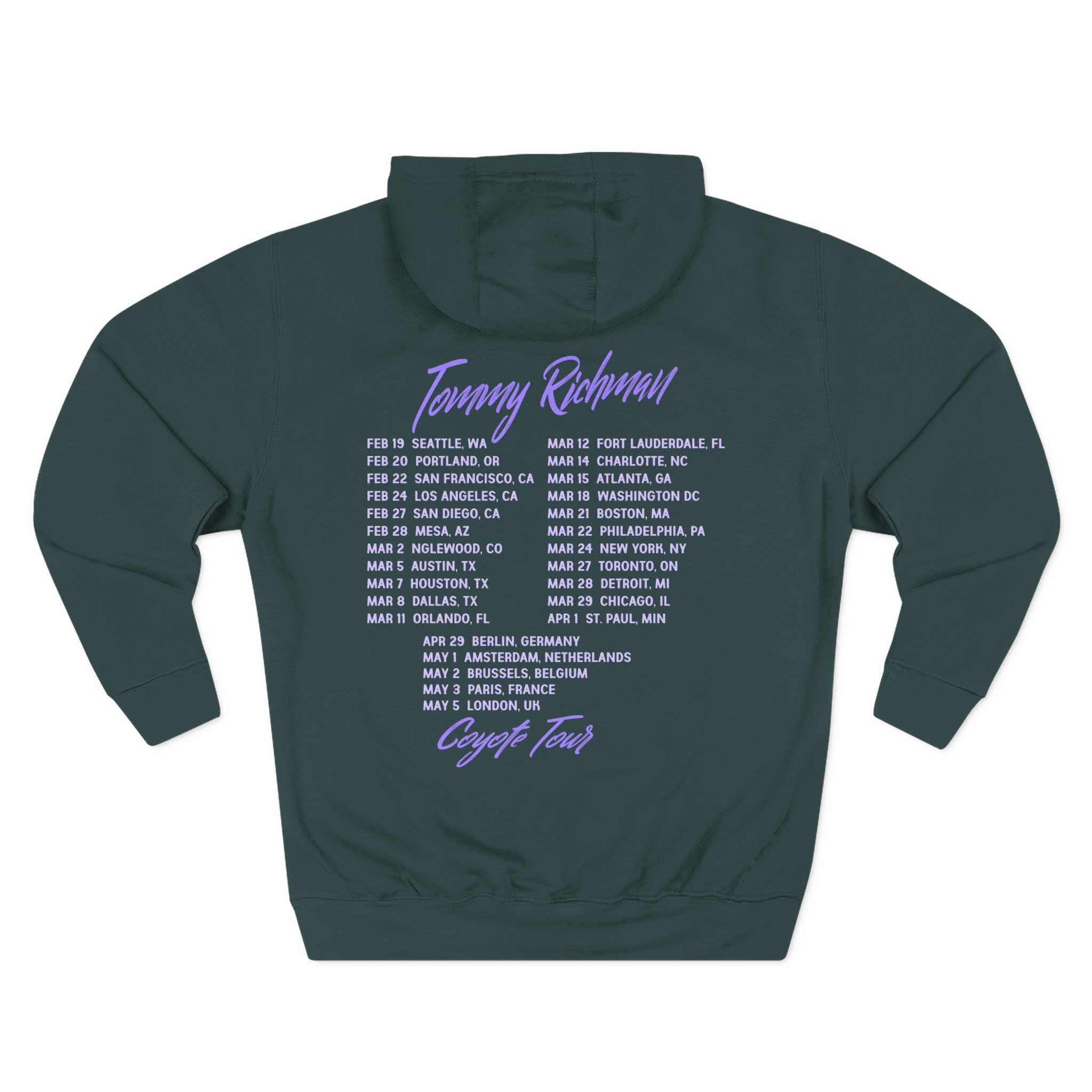 Tommy Richman Coyote Tour Three-Panel Fleece Hoodie