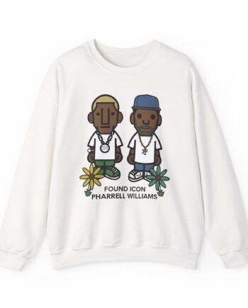 Pharrell Williams Found Icon Unisex Heavy Blend™ Crewneck Sweatshirt