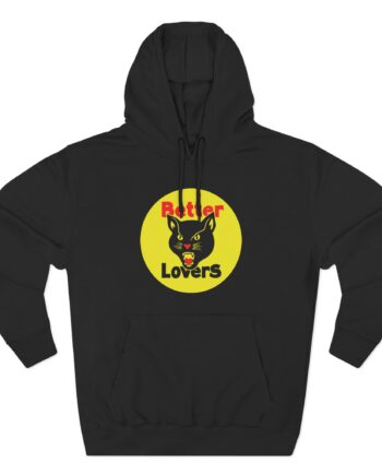 Better Lovers Cat Bootleg Three-Panel Fleece Hoodie