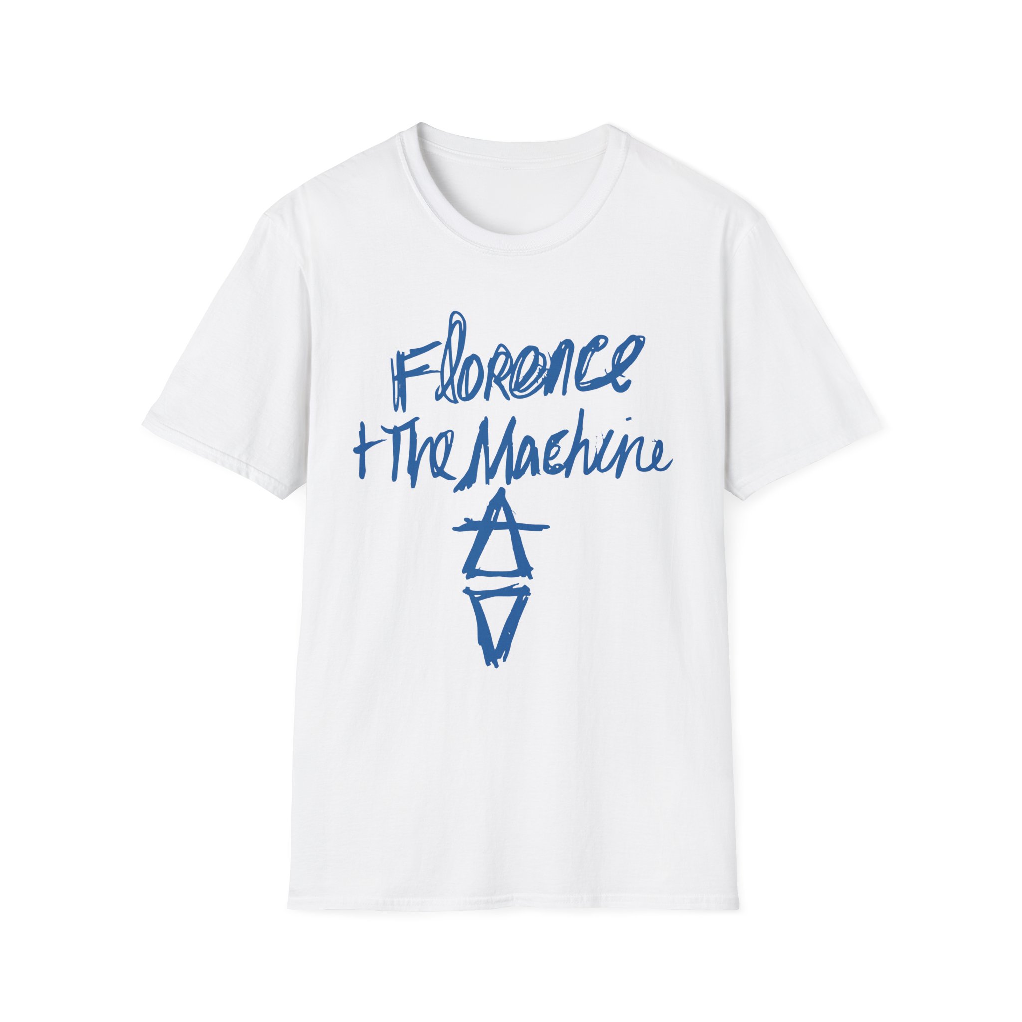 Florence and the Machine Hand Drawn Logo Unisex Softstyle T-Shirt