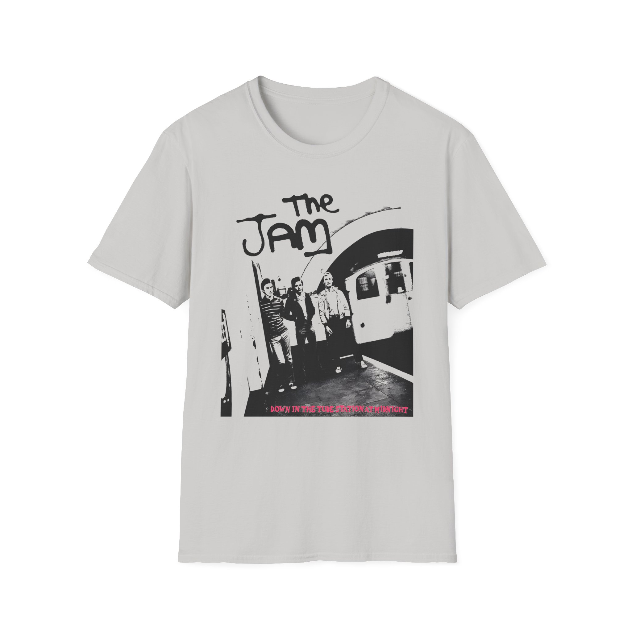 TJ Down at the Tube Station Unisex Softstyle T-Shirt