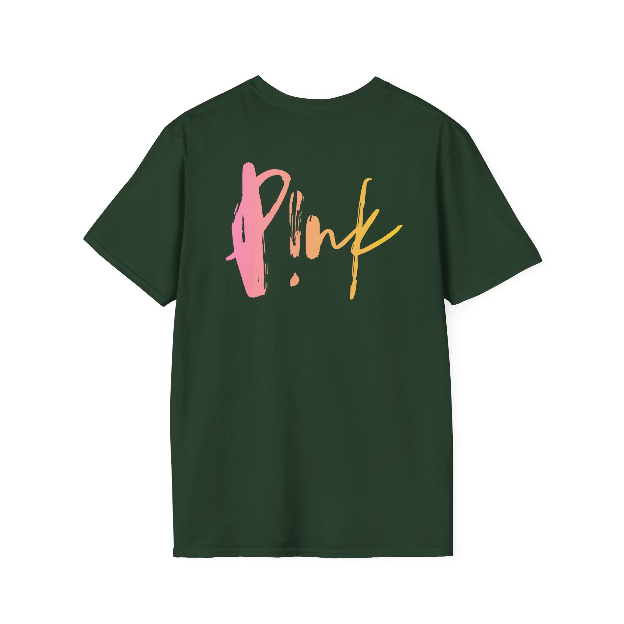 P!nk Gradient Cover Me in Sunshine Unisex Softstyle T-Shirt