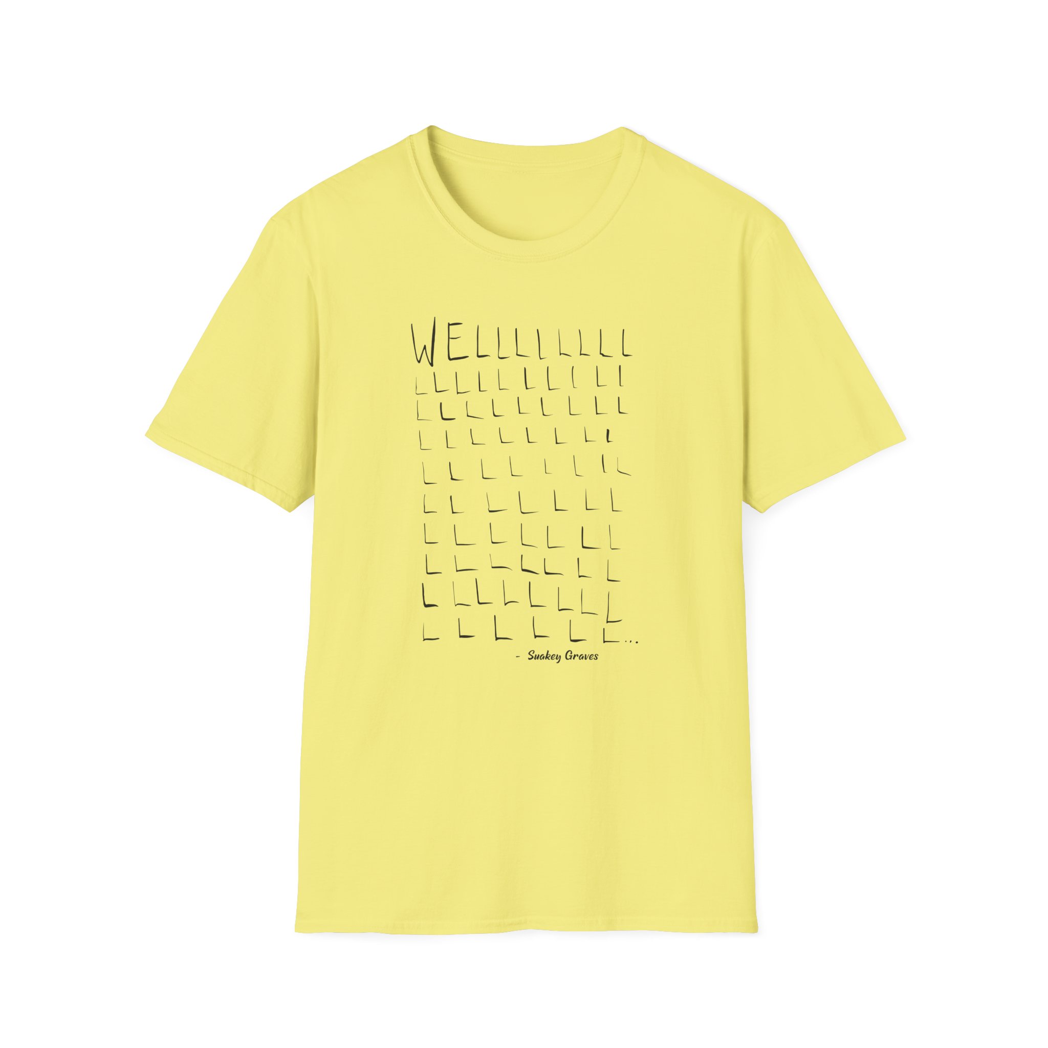 Shakey Graves WELLLL Unisex Softstyle T-Shirt