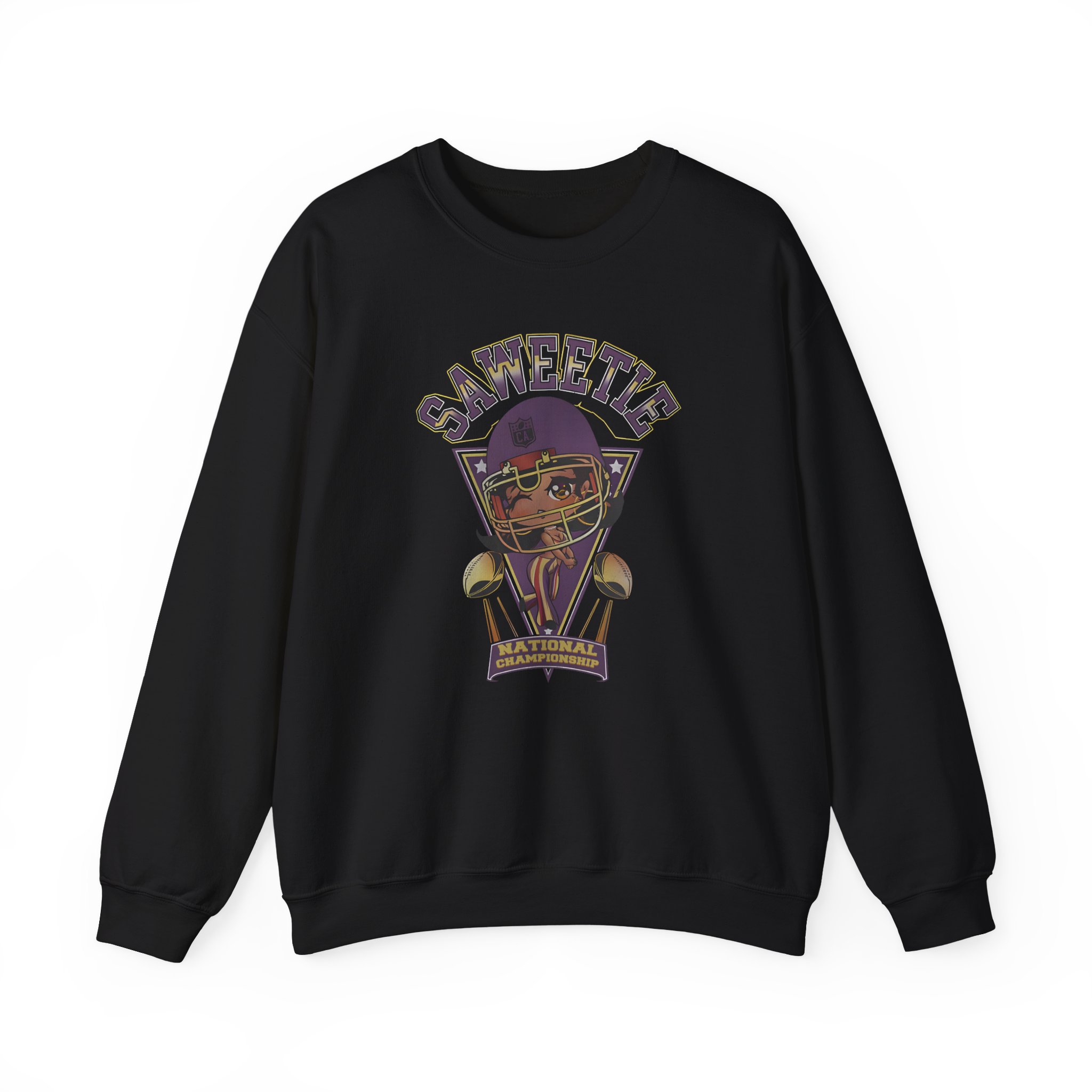 Saweetie National Championship Unisex Heavy Blend Crewneck Sweatshirt