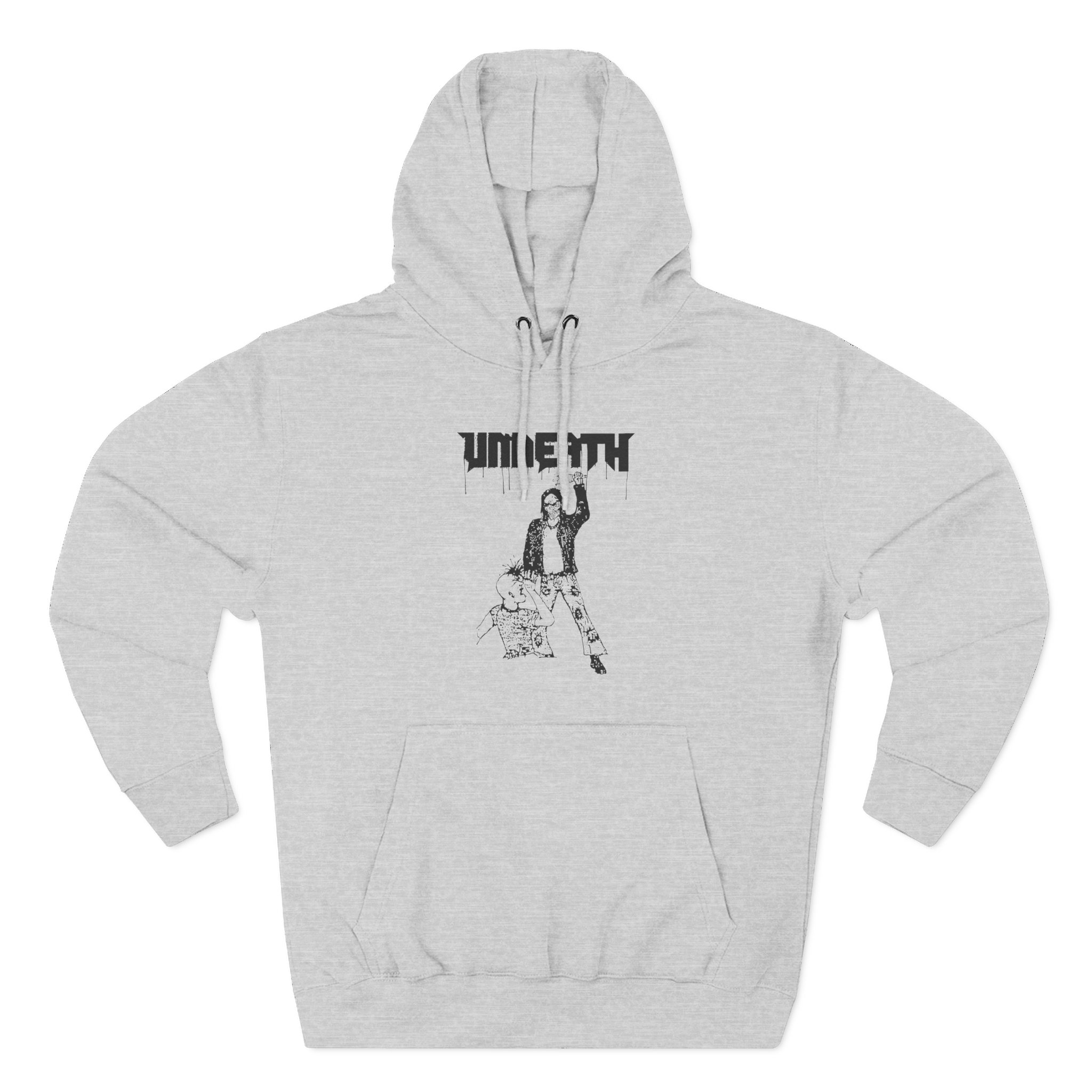 Undeath Biker Three-Panel Fleece Hoodie