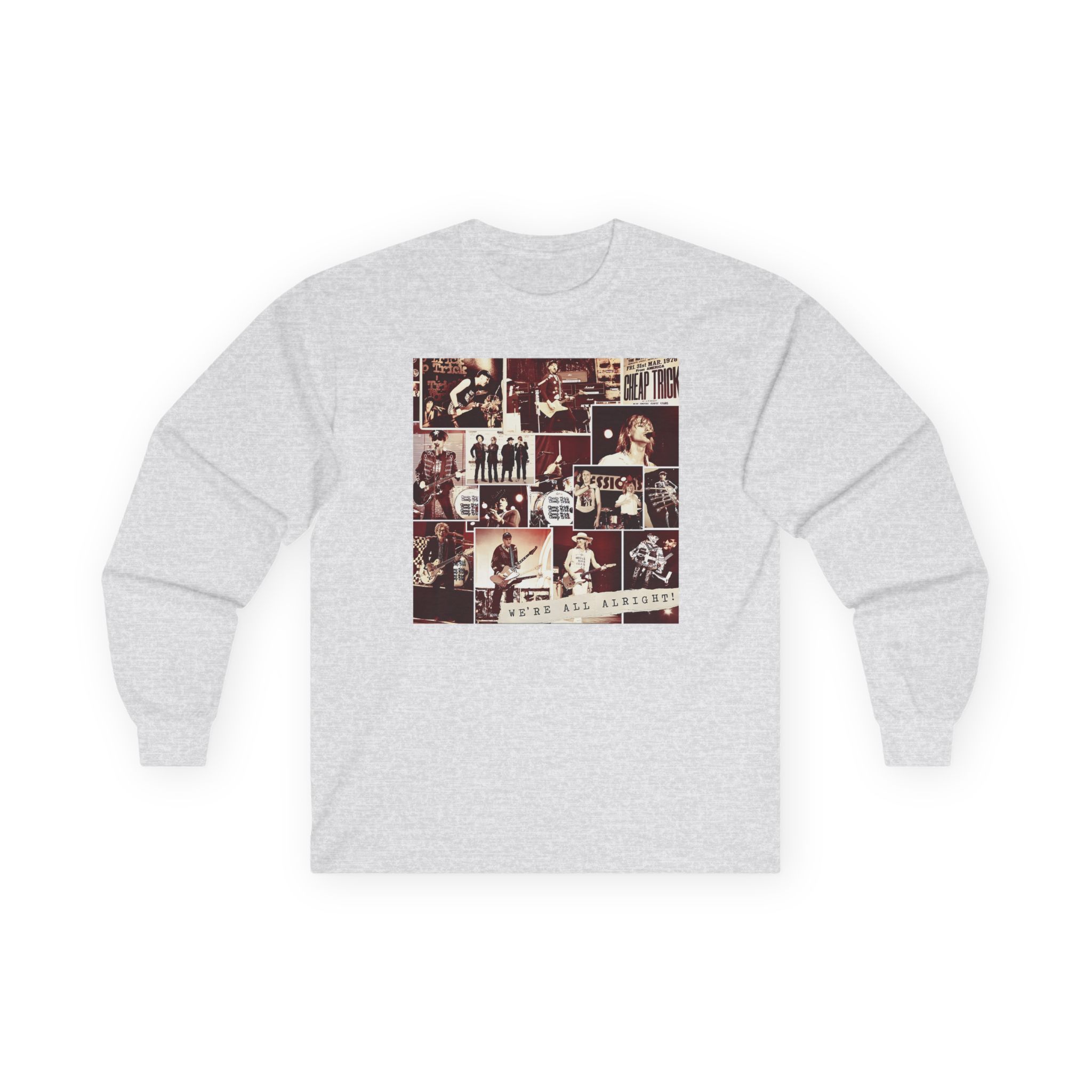 Cheap Trick Photo Collage Unisex Ultra Cotton Long Sleeve Tee