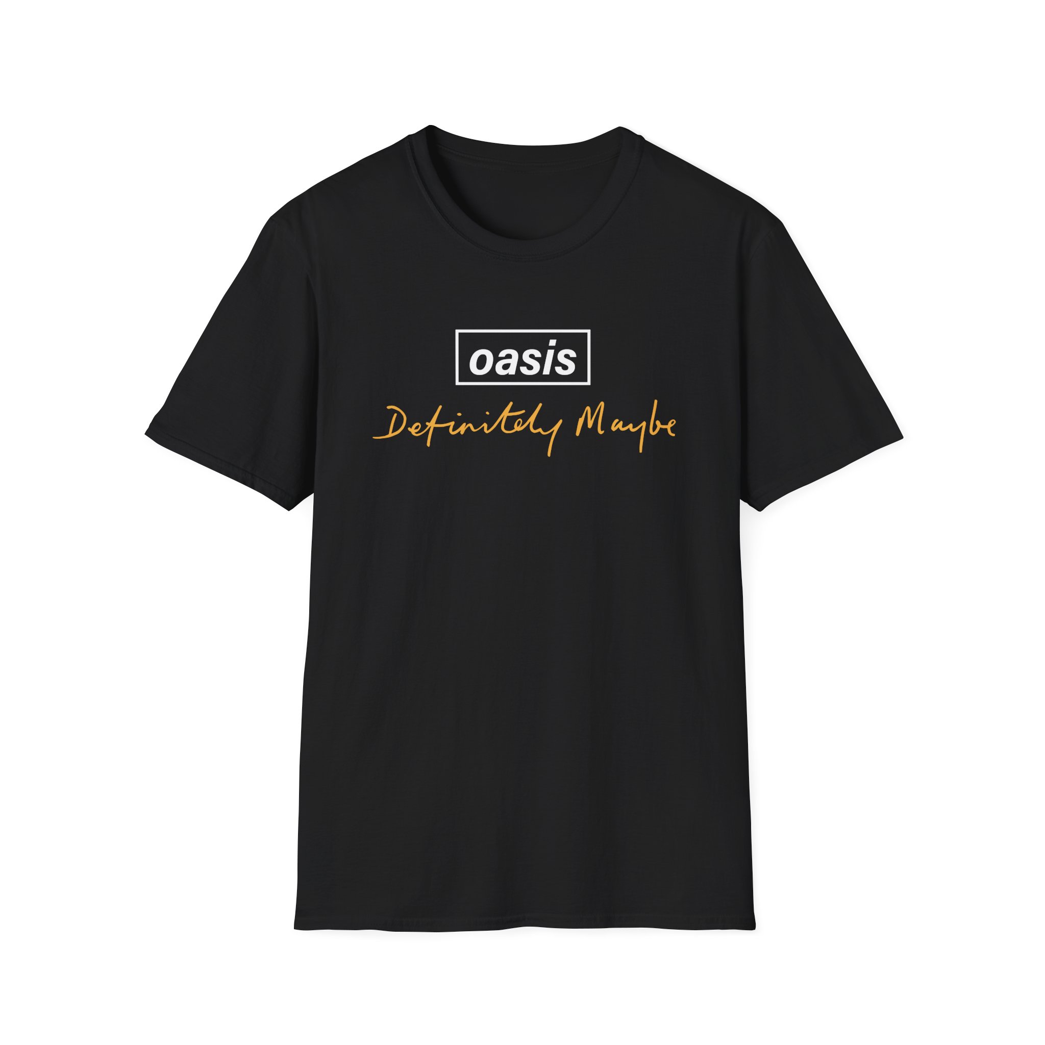 Oasis Definitely Maybe Tracklist Unisex Softstyle T-Shirt