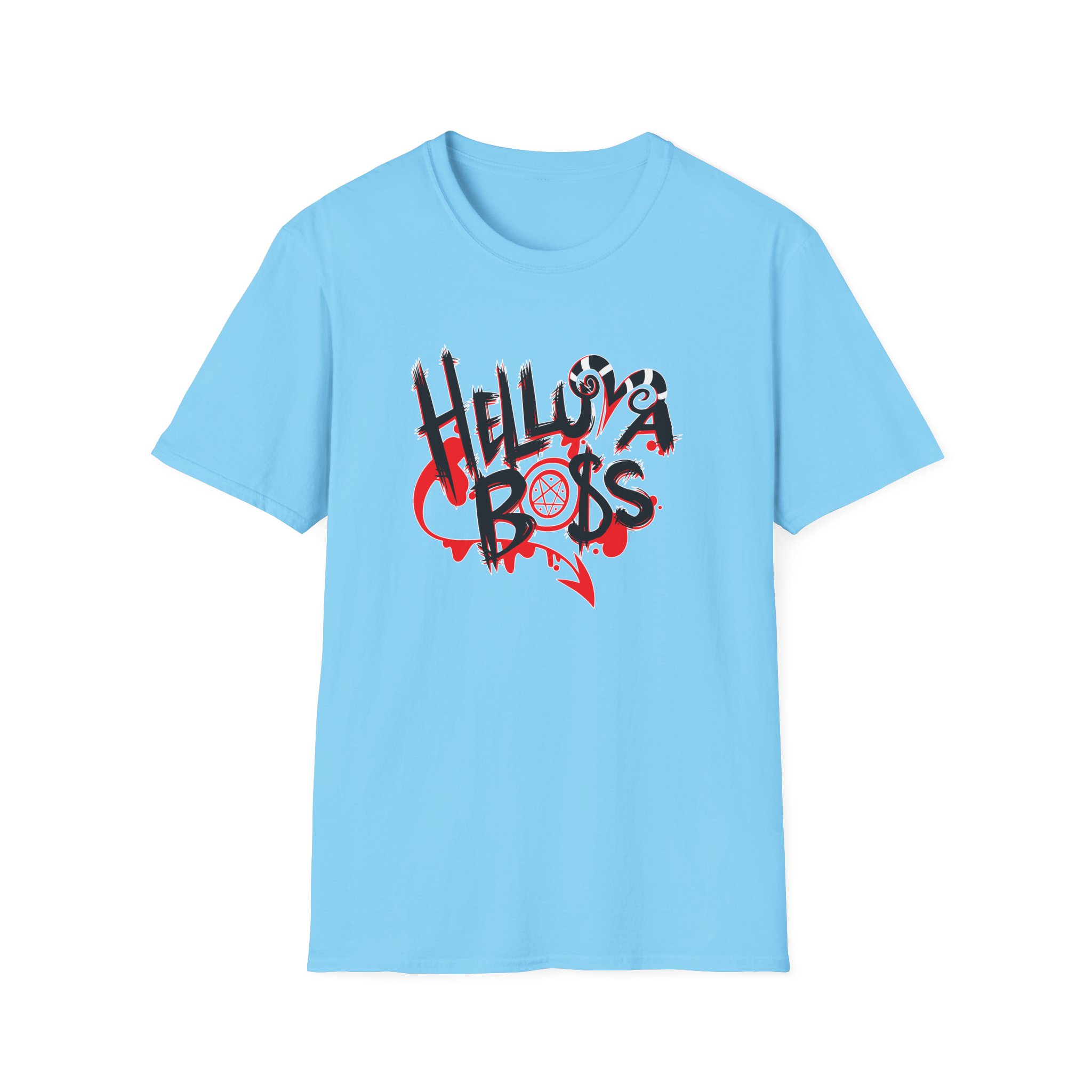 Helluva Boss Logo Unisex Softstyle T-Shirt