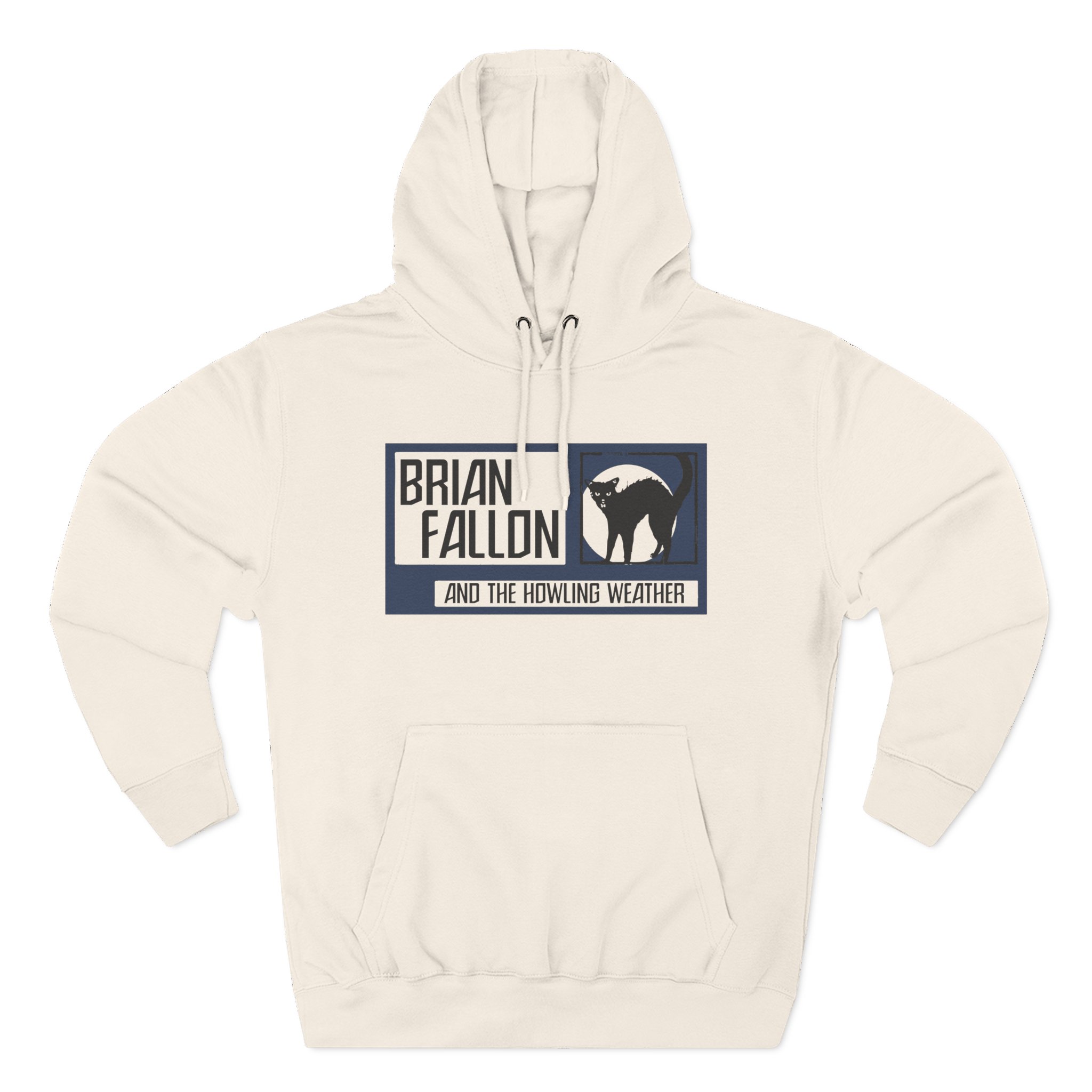 Brian Fallon Cat Three-Panel Fleece Hoodie