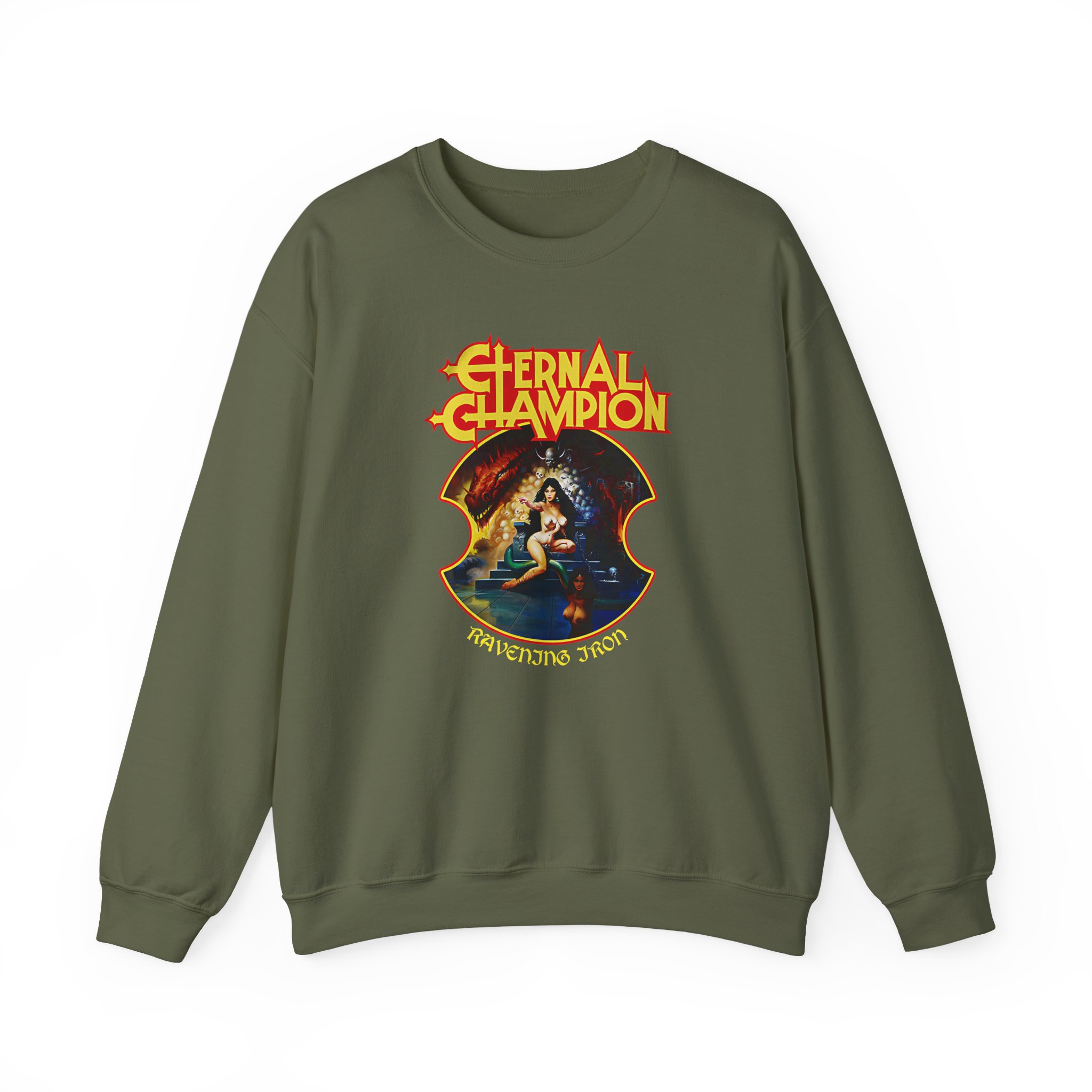 Eternal Champion Stack Unisex Heavy Blendâ„¢ Crewneck Sweatshirt