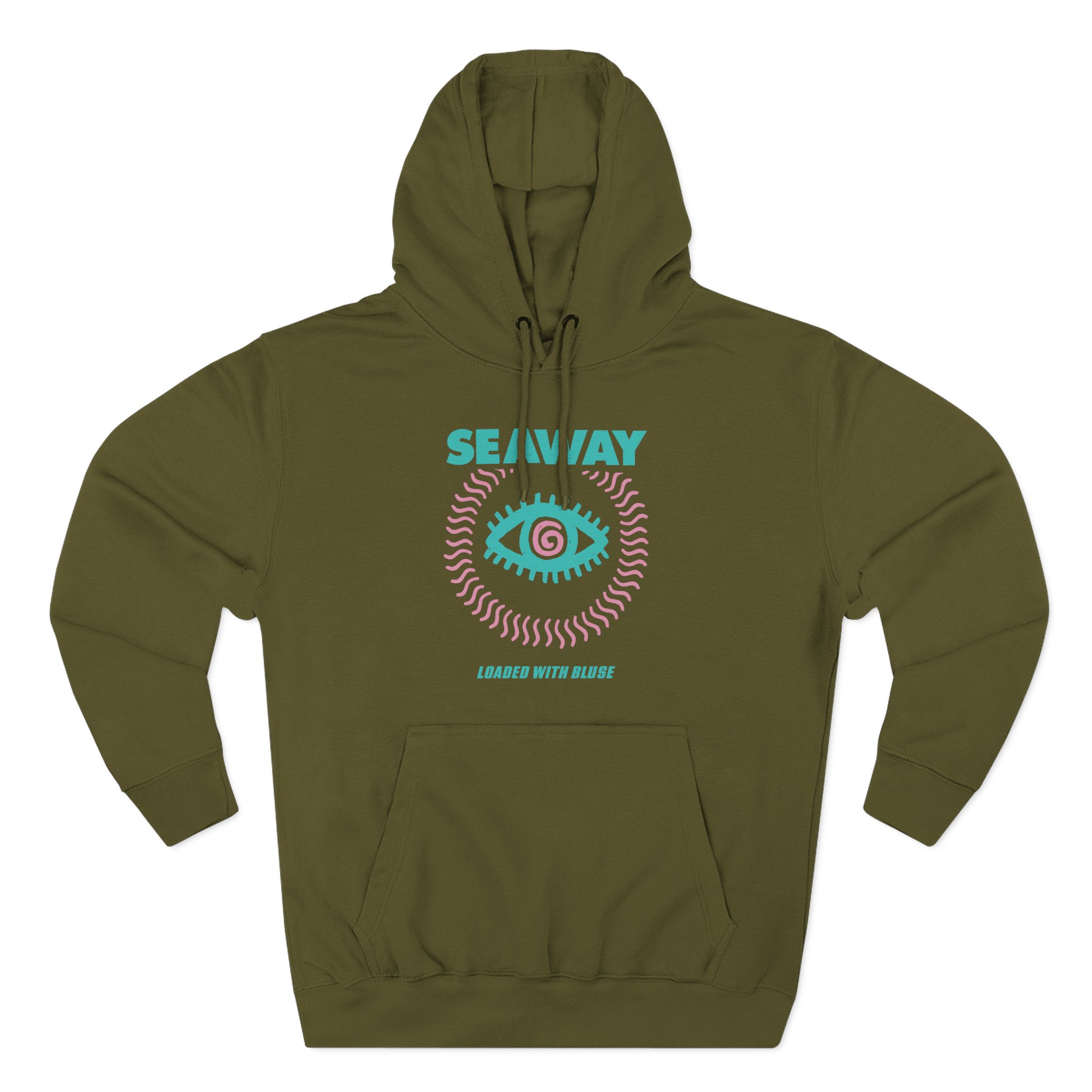 Seaway Spiral Eye Three-Panel Fleece Hoodie