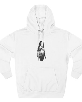 Loreen Three-Panel Fleece Hoodie