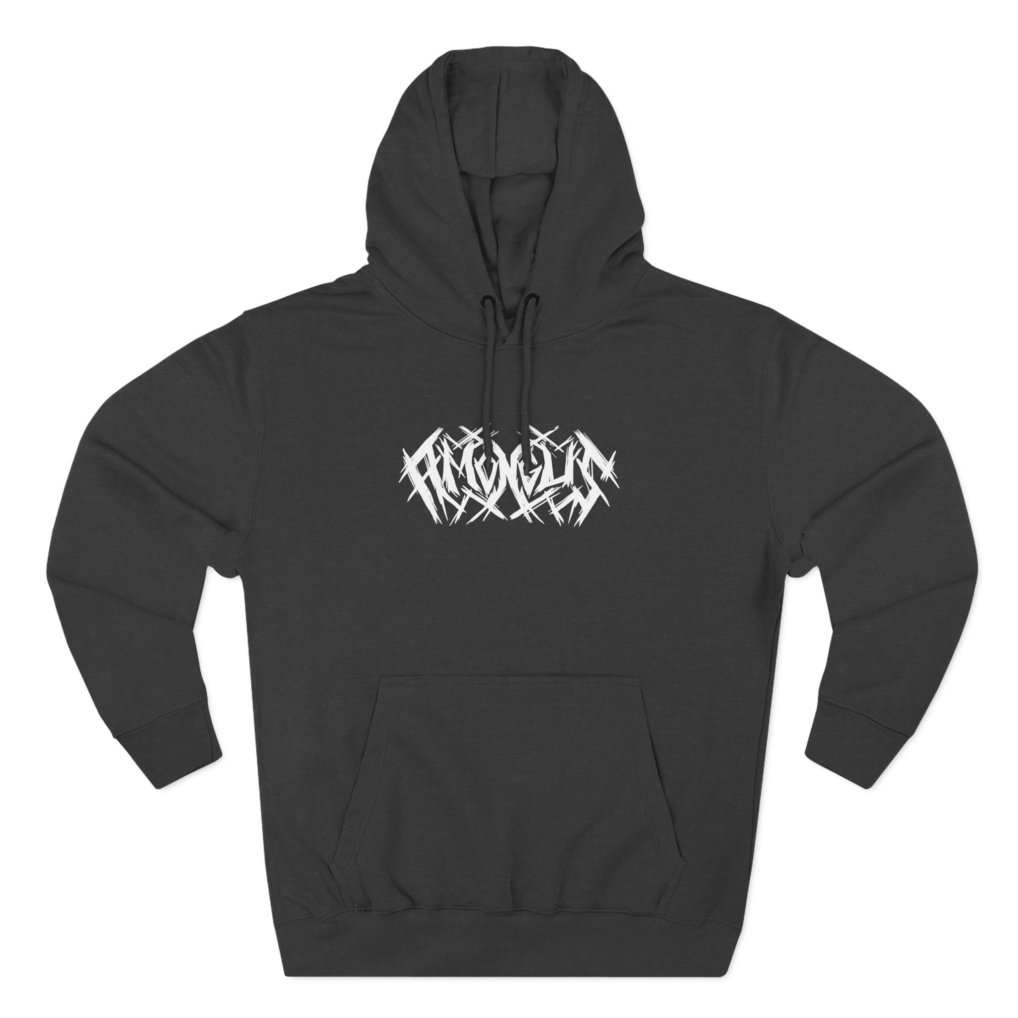 Among Us Metal Red Three-Panel Fleece Hoodie