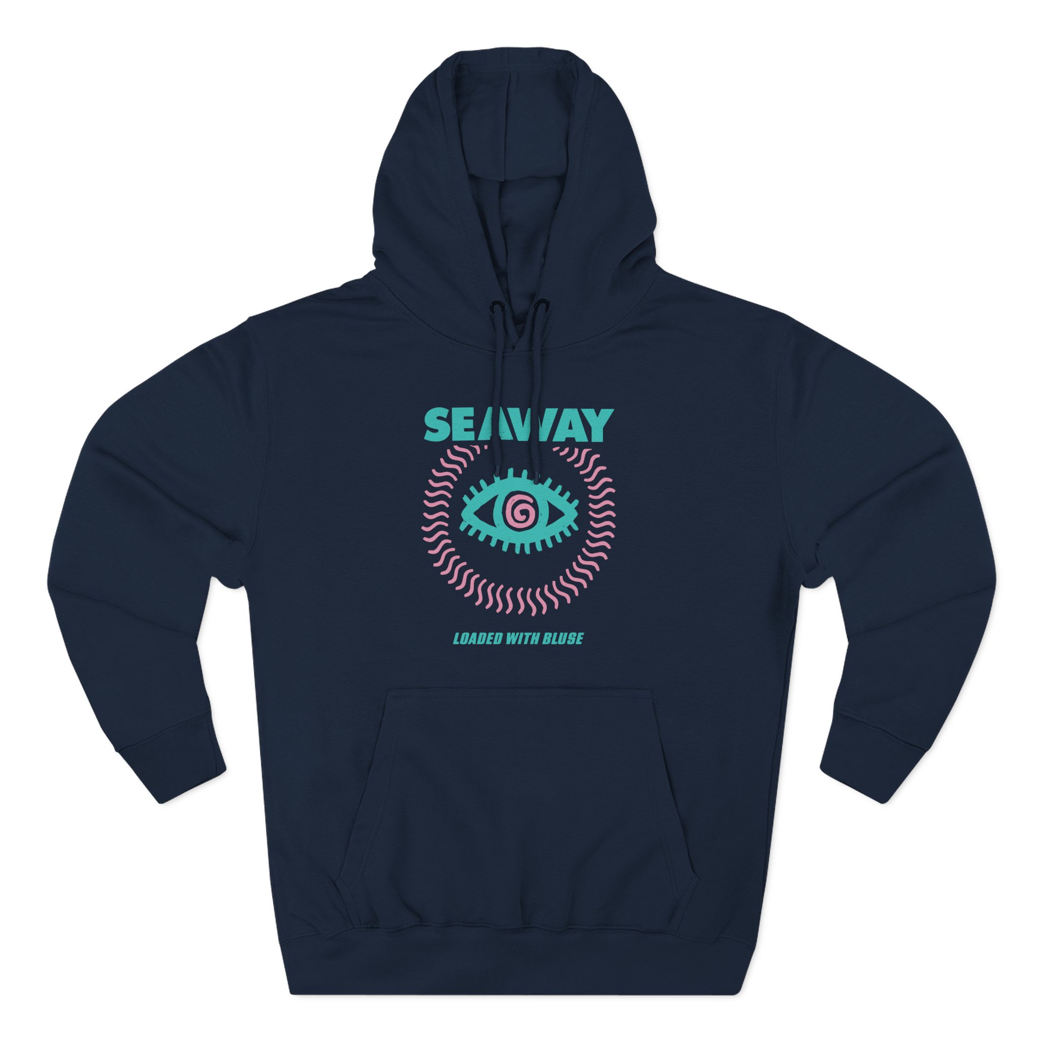 Seaway Spiral Eye Three-Panel Fleece Hoodie