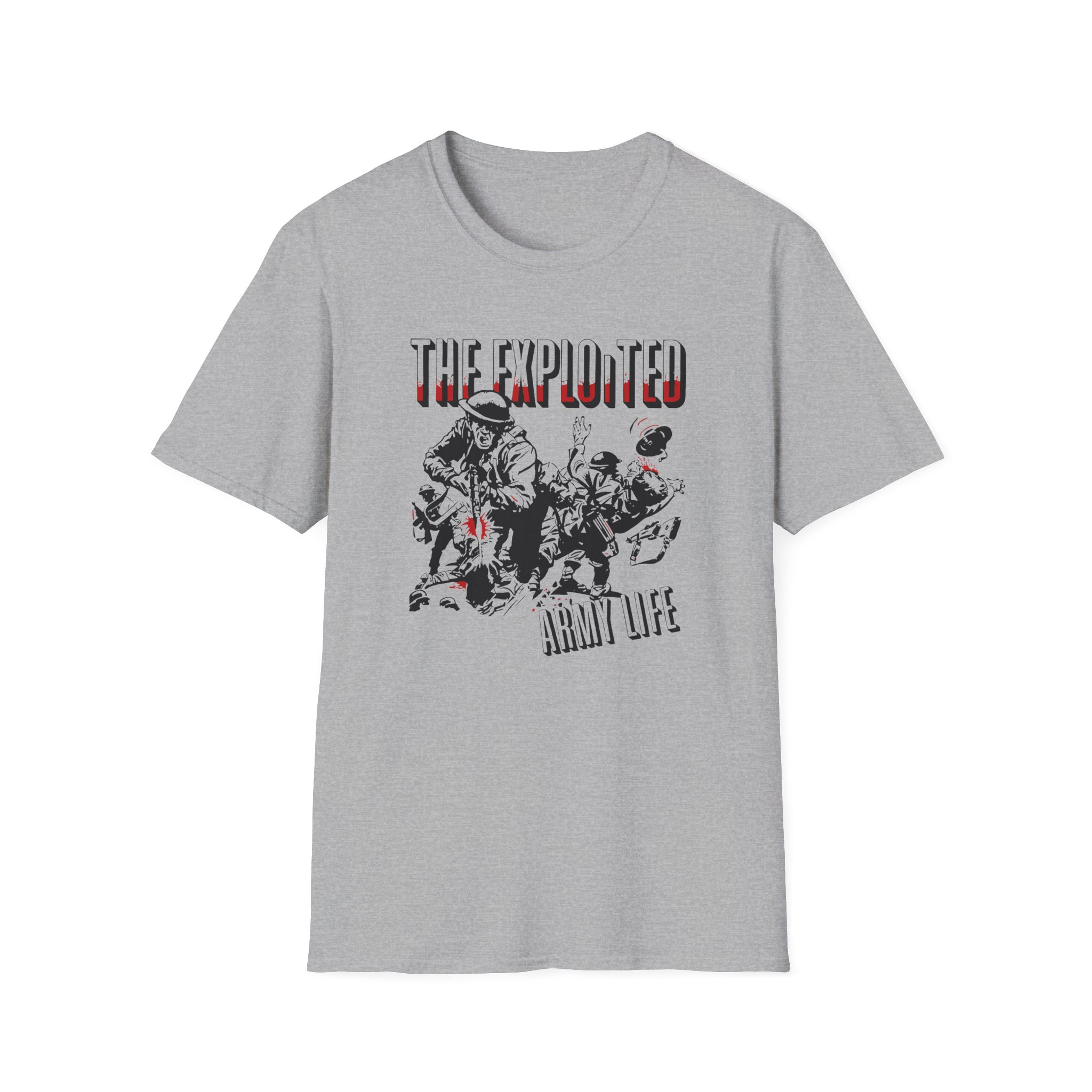 The Exploited Army Life Unisex Softstyle T-Shirt