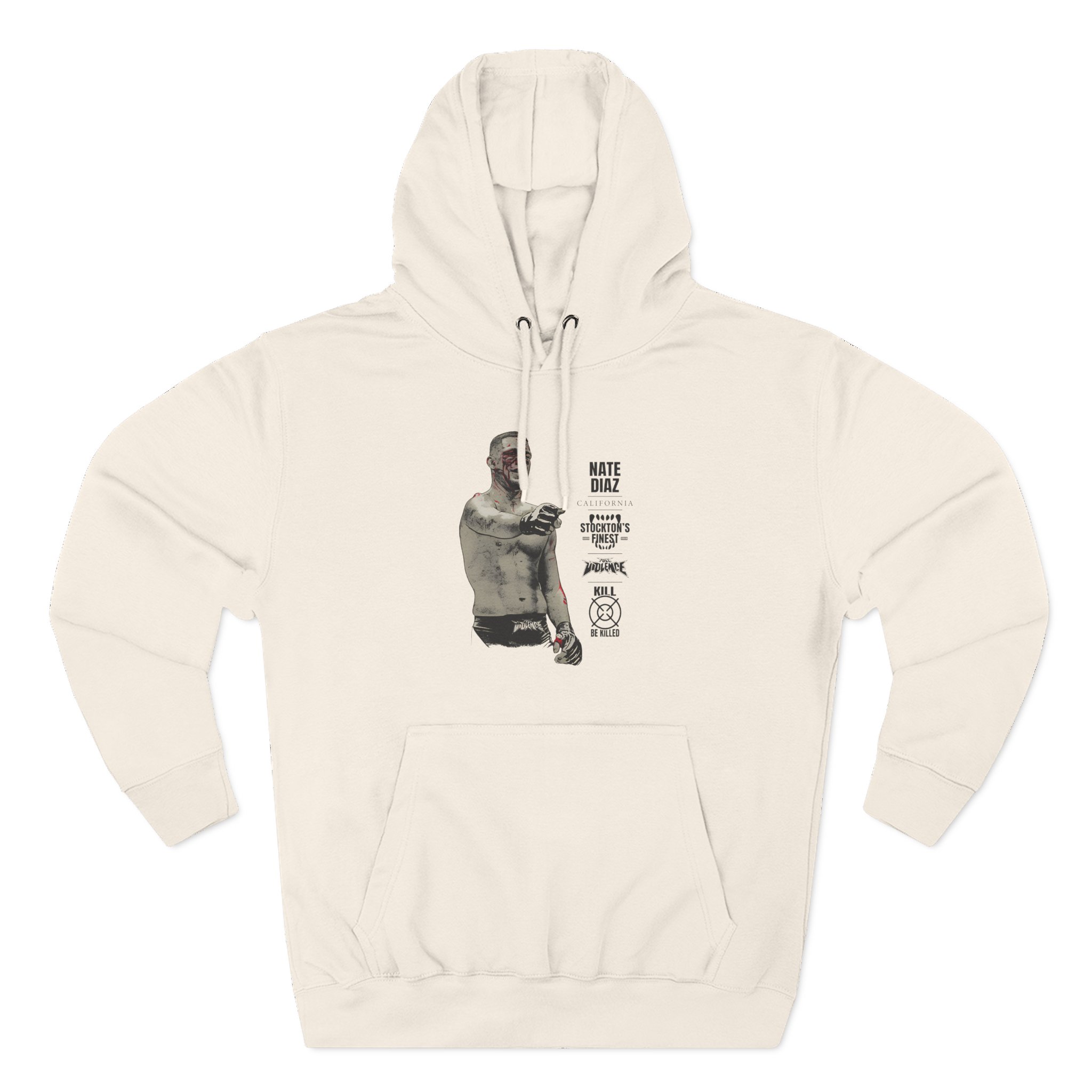 Nate Diaz Stockton's Finest Three-Panel Fleece Hoodie