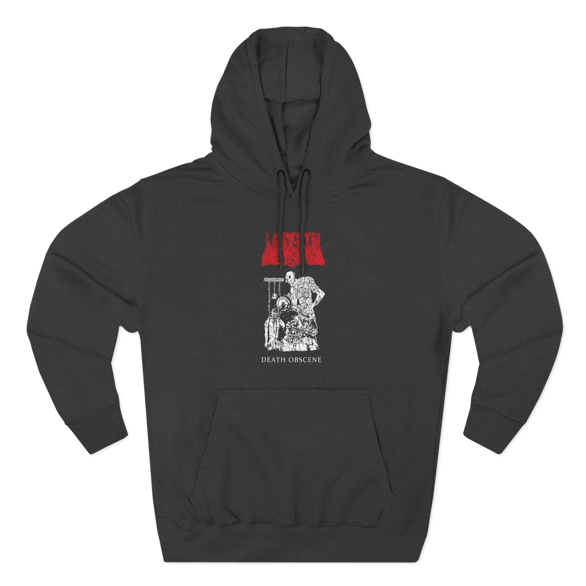 Undeath Death Obscene Three-Panel Fleece Hoodie