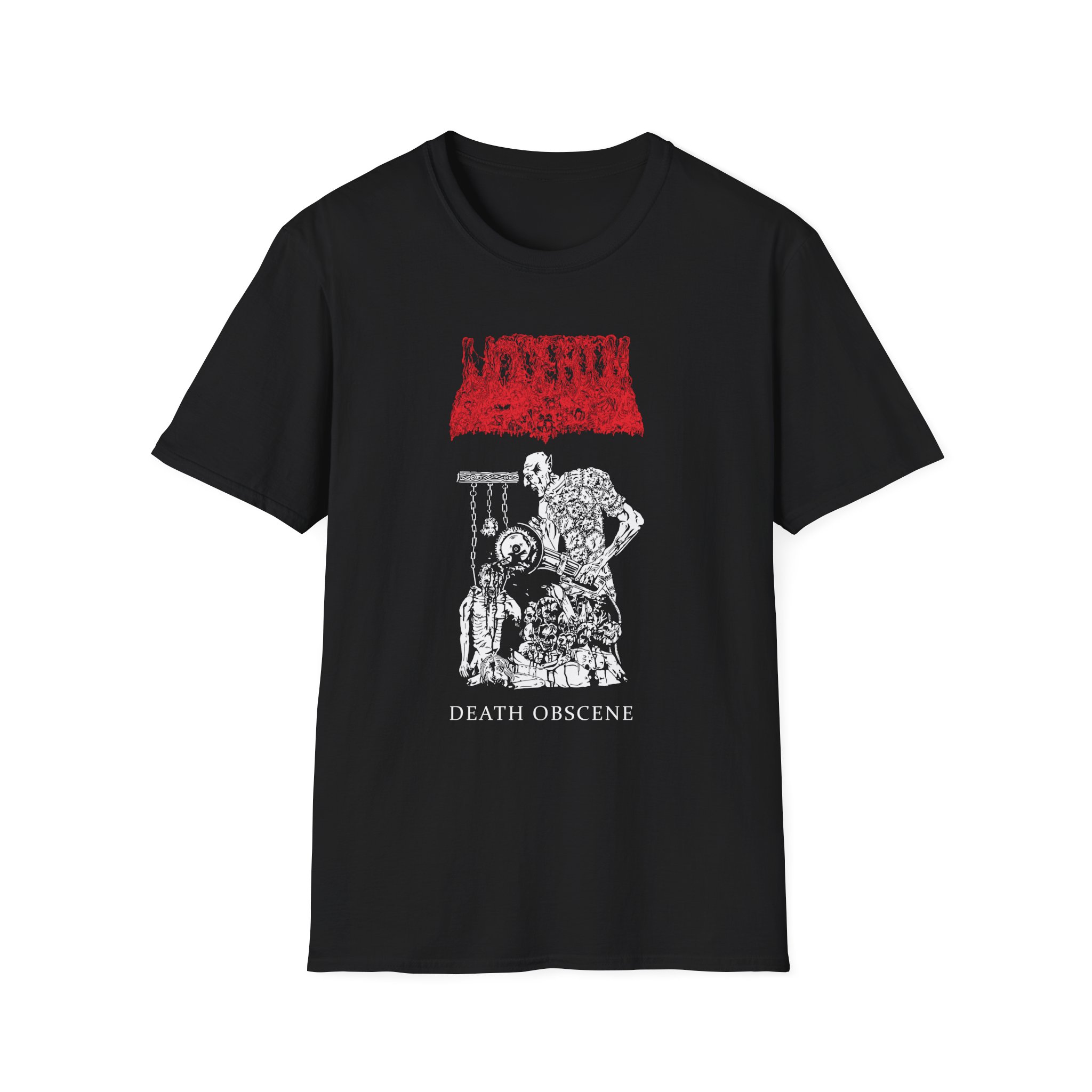 Undeath Death Obscene Unisex Softstyle T-Shirt