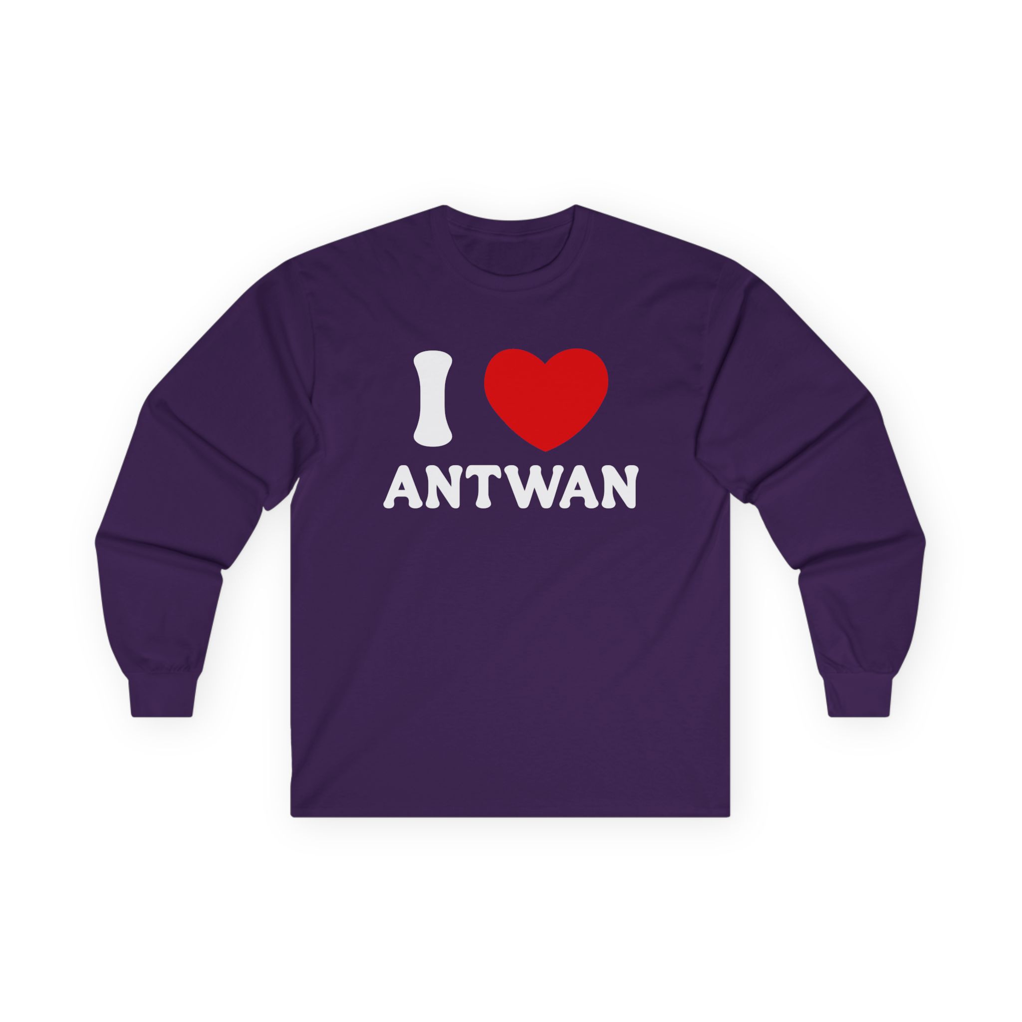 Antwan I Love Unisex Ultra Cotton Long Sleeve Tee