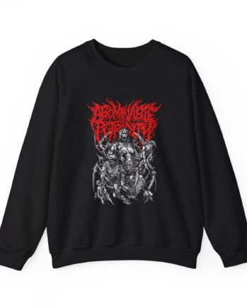 Abominable Putridity Arachnoid Impalement Unisex Heavy Blend™ Crewneck Sweatshirt