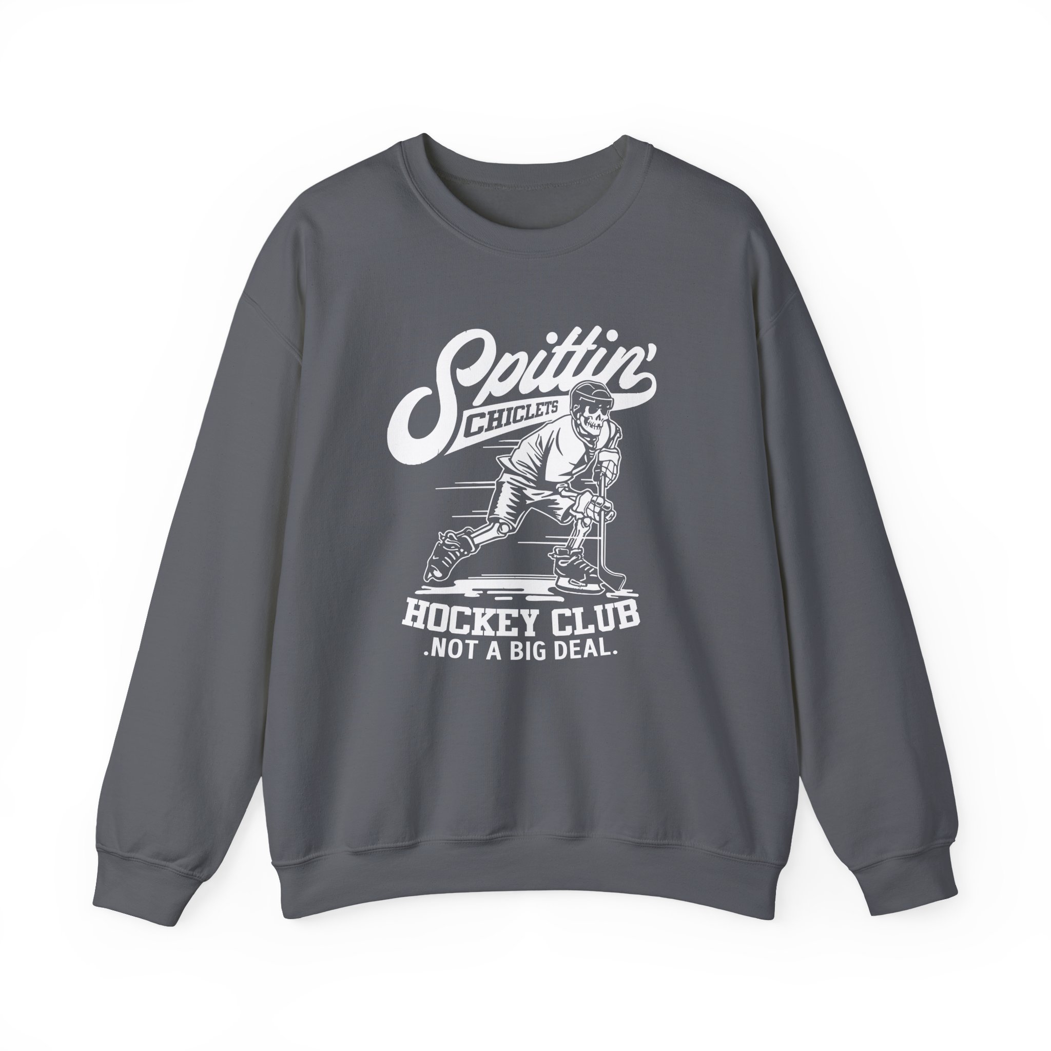 Spittin Chiclets Hockey Club Skul Unisex Heavy Blendâ„¢ Crewneck Sweatshirt