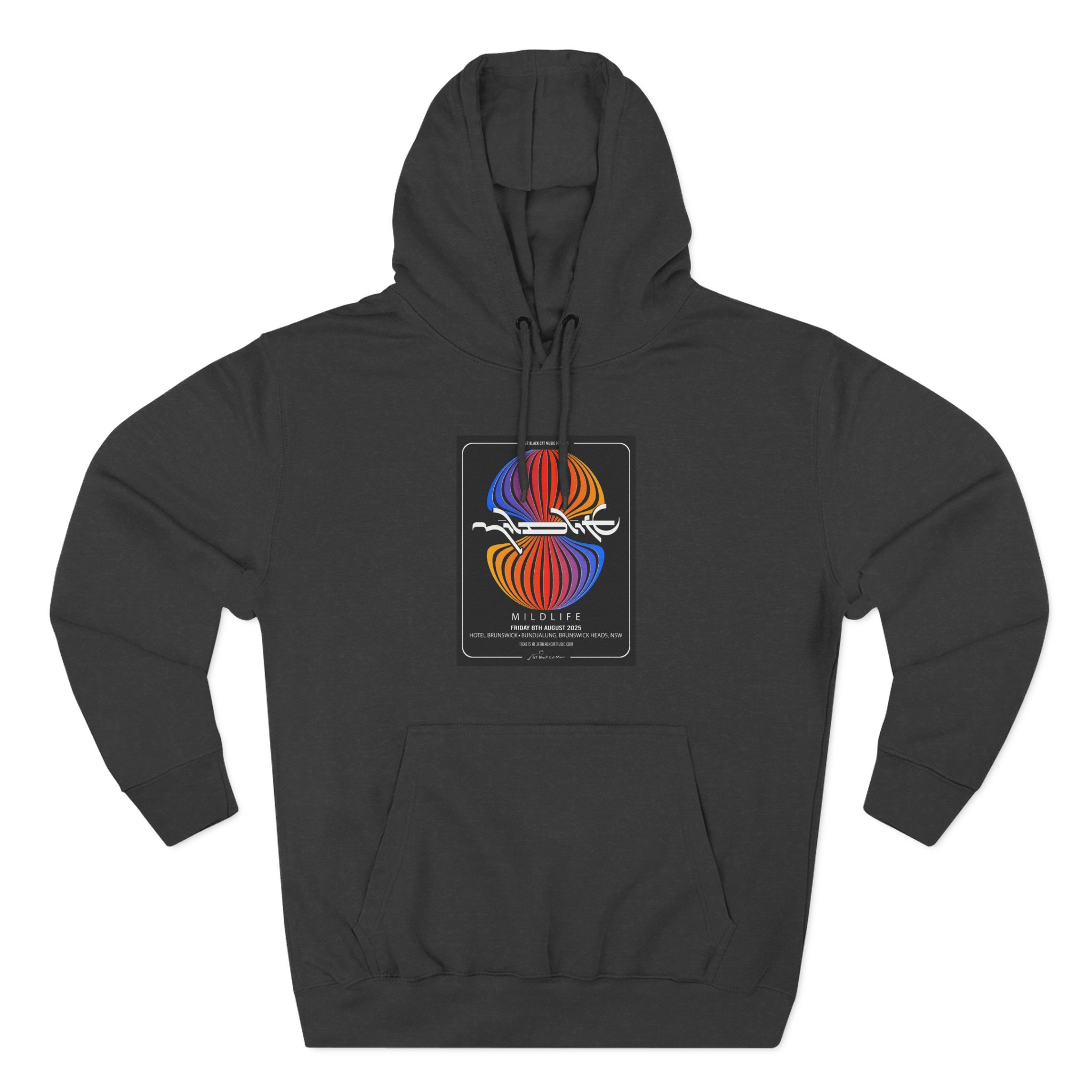 Mildlife Hotel Brunswick, NSW Concert Three-Panel Fleece Hoodie