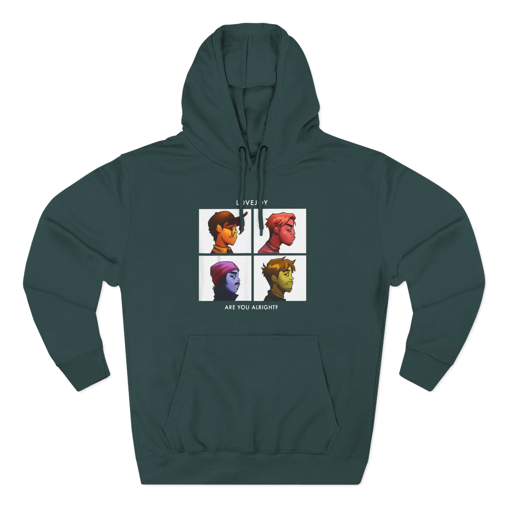 Lovejoy Are You Alright Three-Panel Fleece Hoodie